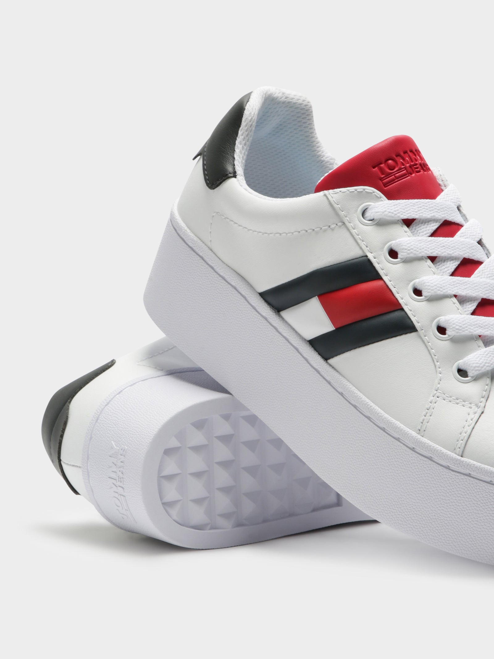 Womens Tommy Icon Platform Sneakers