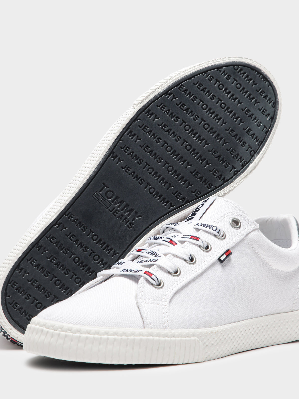 Womens Tommy Jeans Casual Sneaker in White