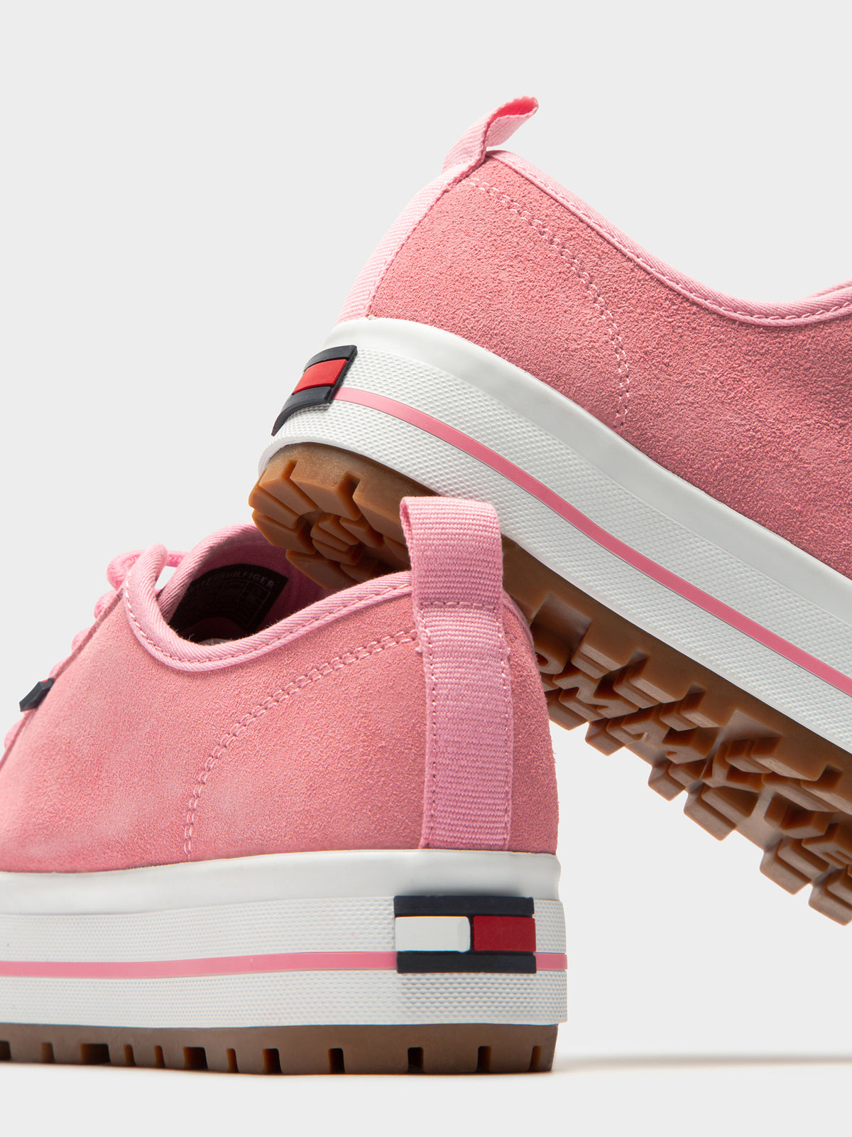 Womens Cleated Sneakers in Sea Pink