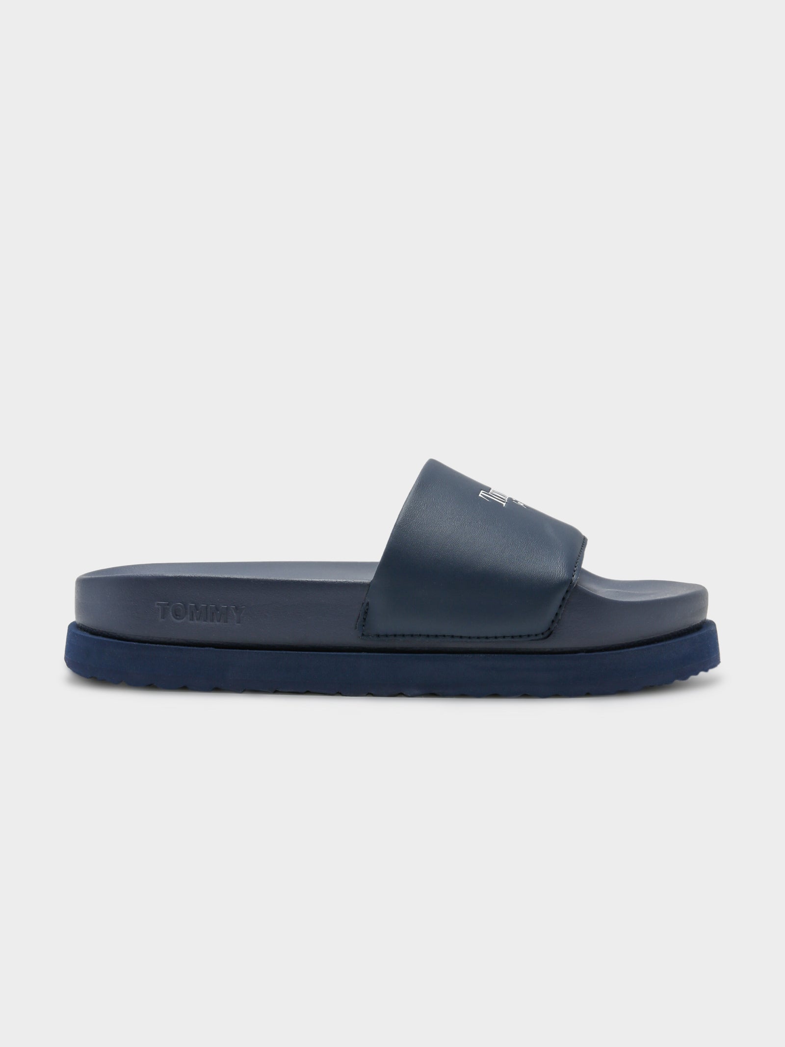 Womens Logo Flatform Pool Slides