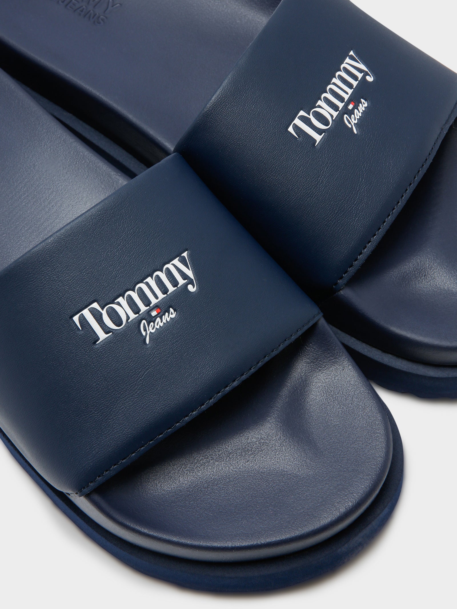 Womens Logo Flatform Pool Slides