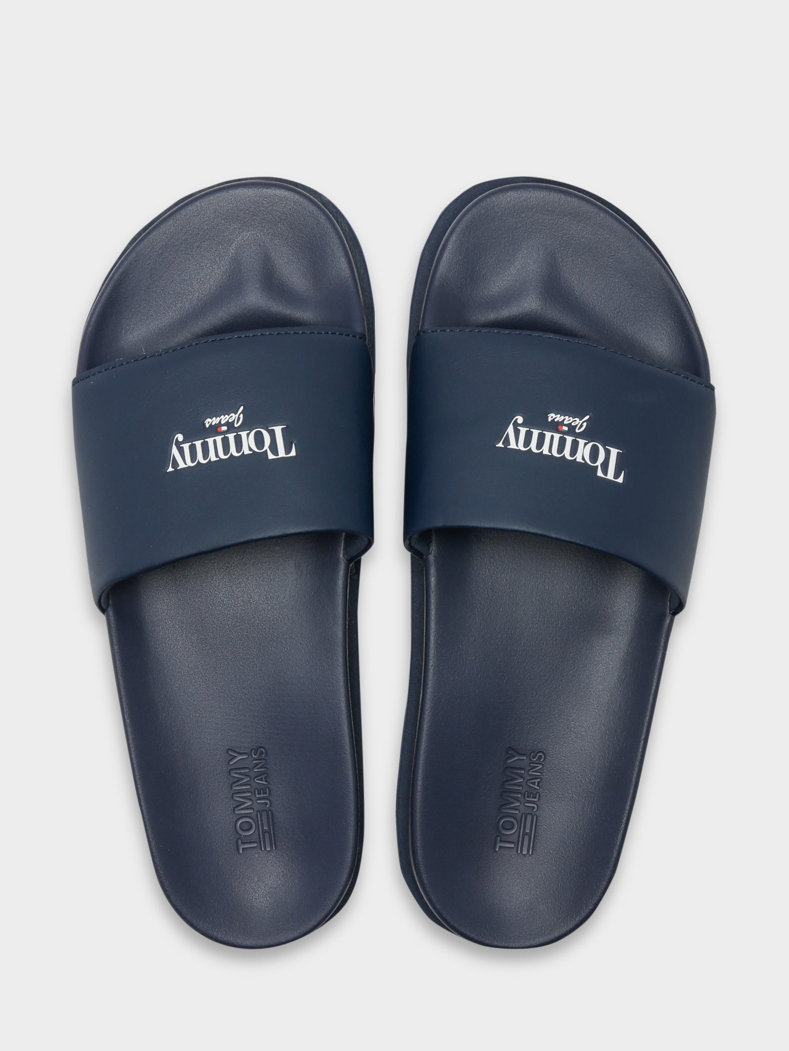 Womens Logo Flatform Pool Slides