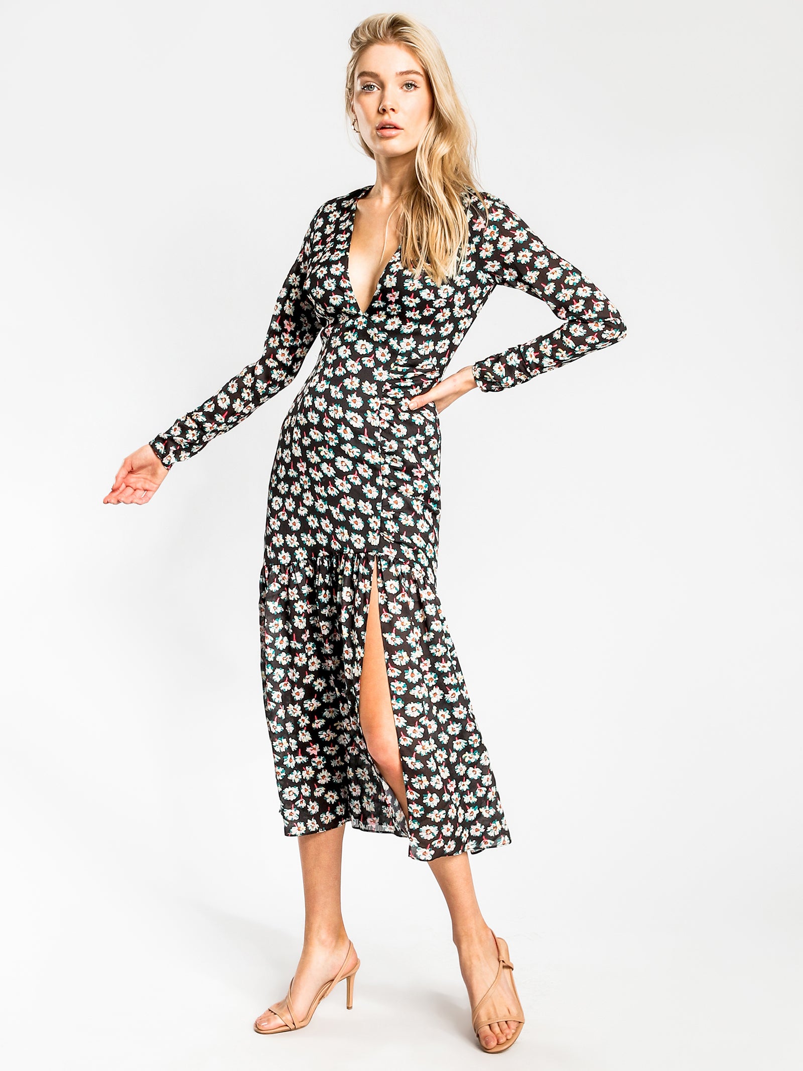 Kalani Long Sleeve Midi Dress