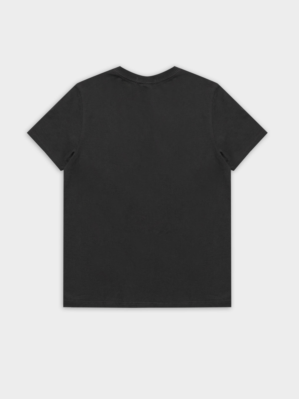 80s Block Logo T-Shirt in Faded Black