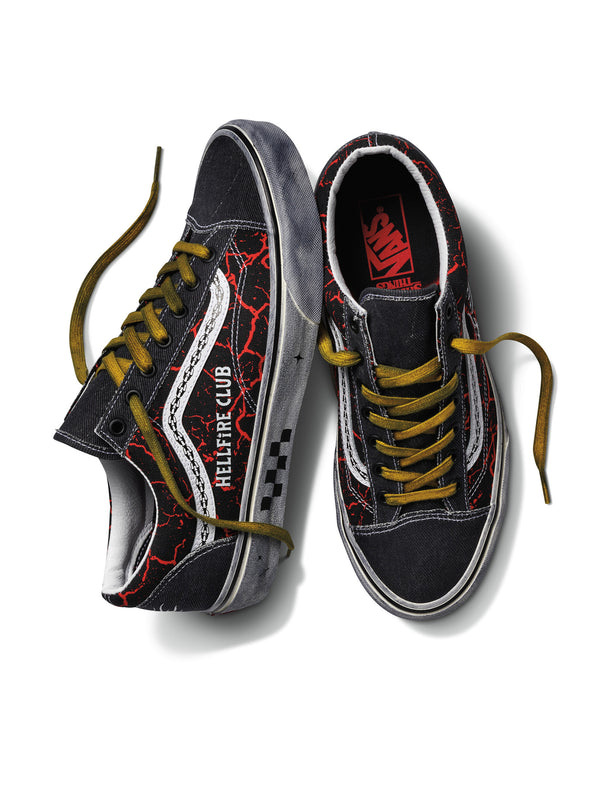 Vans Unisex Stranger Things Style 36 Sneakers Black/Red