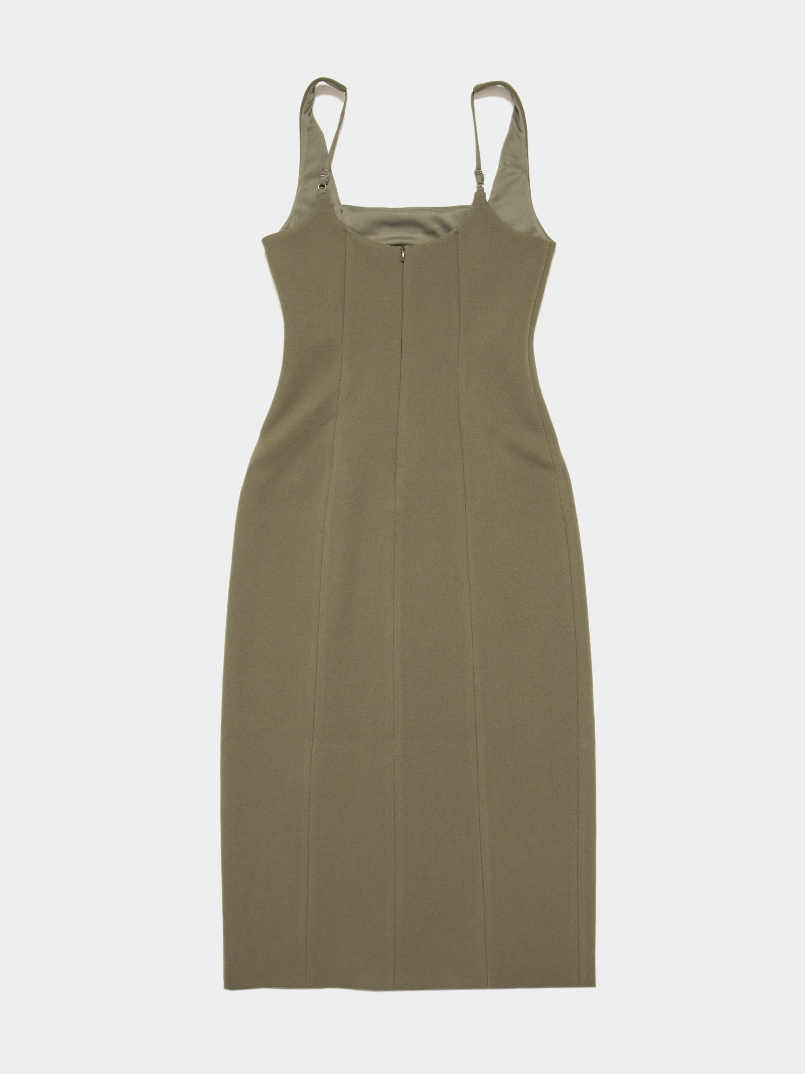 Niclette Bonded Midi Dress in Eucalyptus