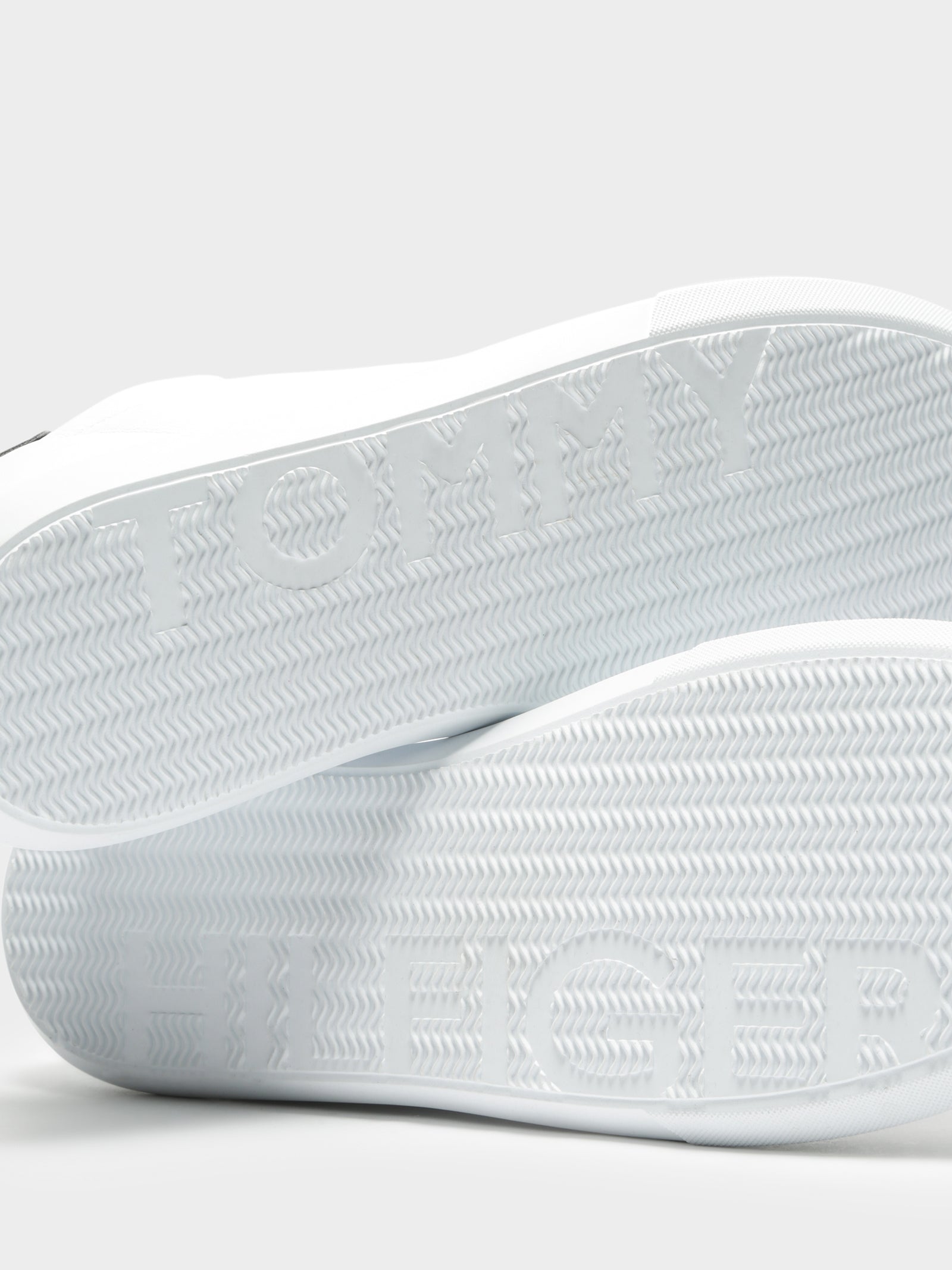 Mens Essential Leather Cupsole Sneakers