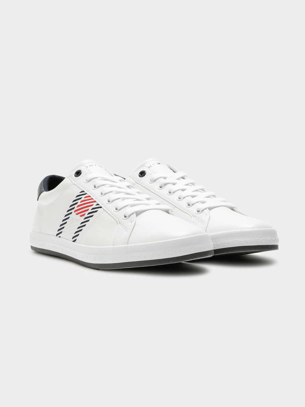 Mens Shadow Flag Sneakers in White