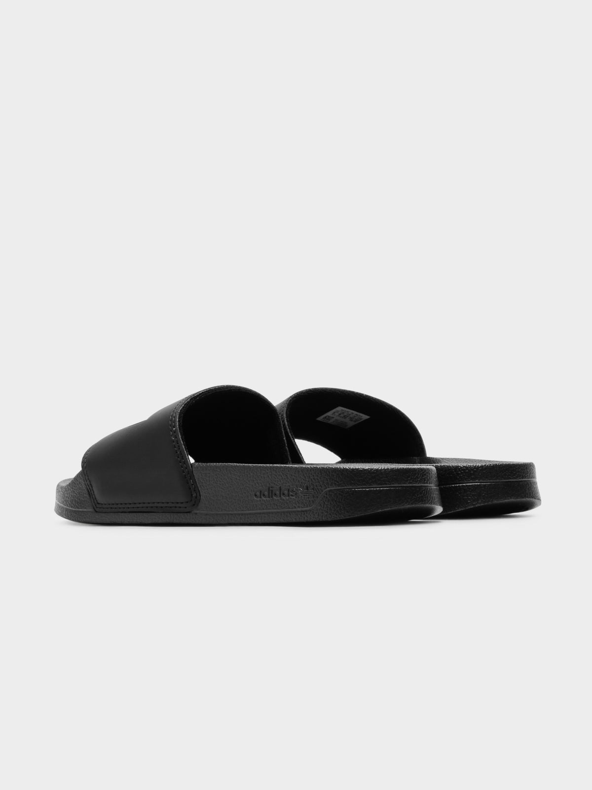 Unisex Adilette Lite Slides in Black &amp; White