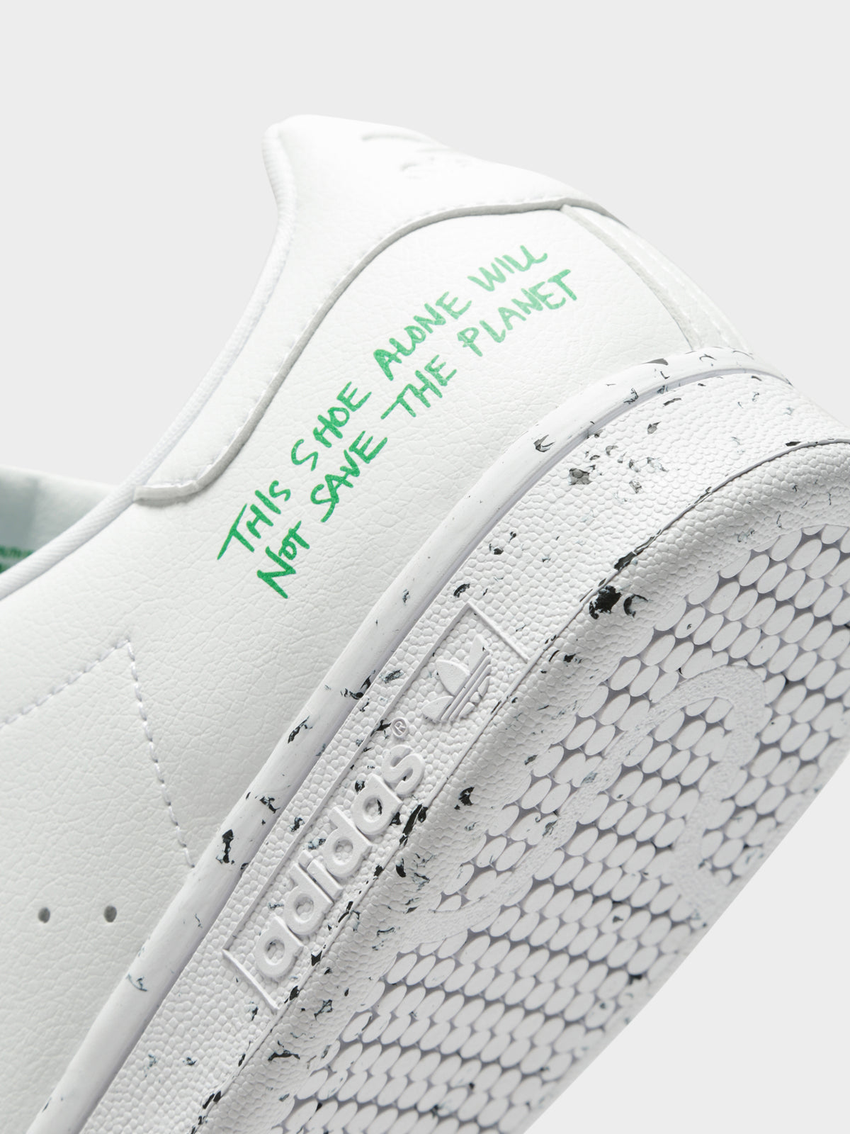 Unisex Stan Smith Sneakers in White &amp; Green