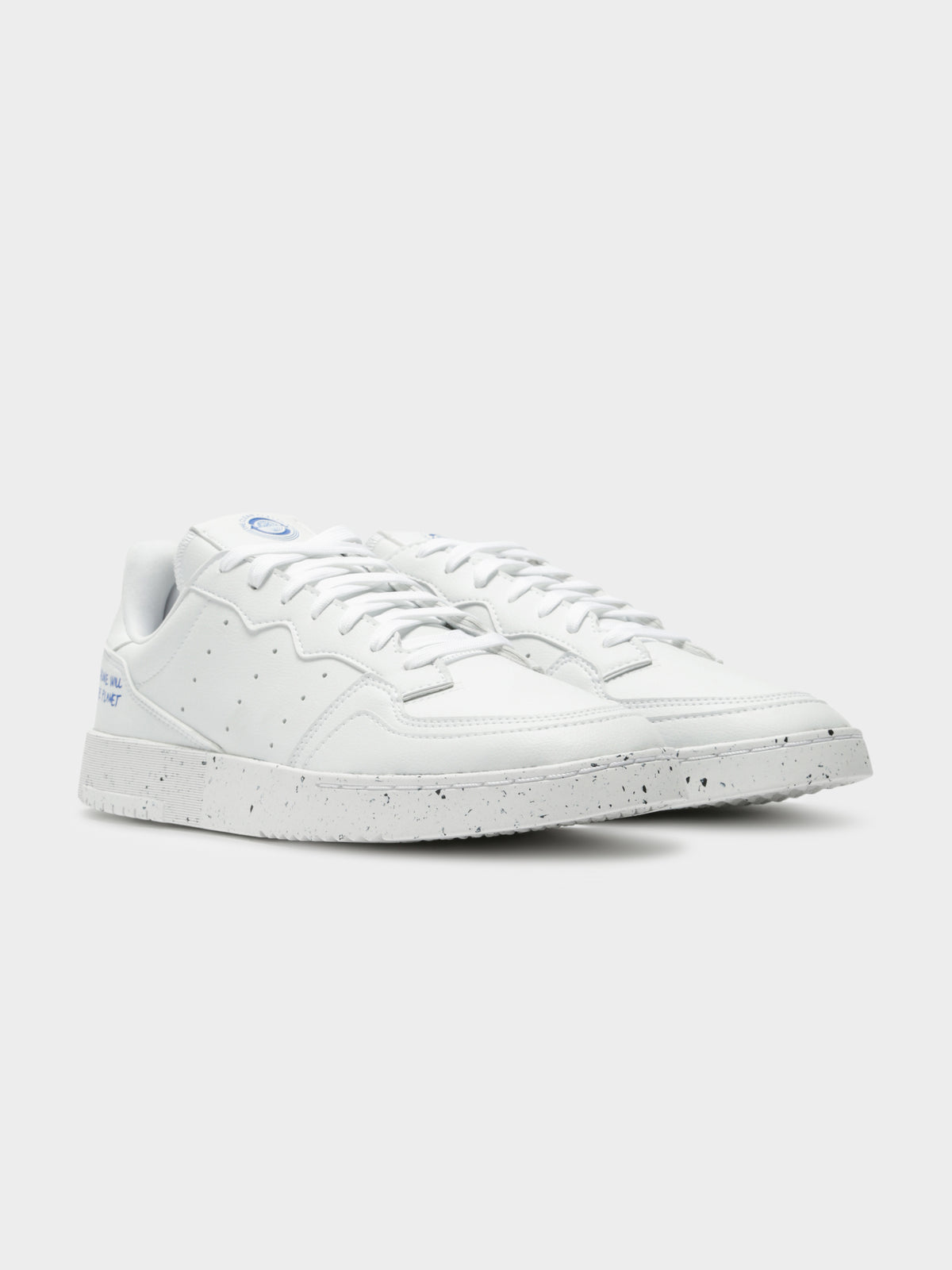 Unisex Supercourt Sneakers in White &amp; Collegiate Royal Blue
