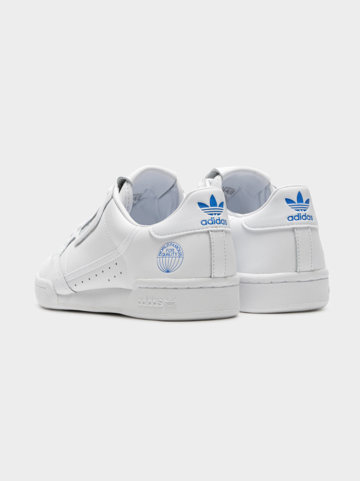 Unisex Continental 80 Sneakers in White &amp; Blue