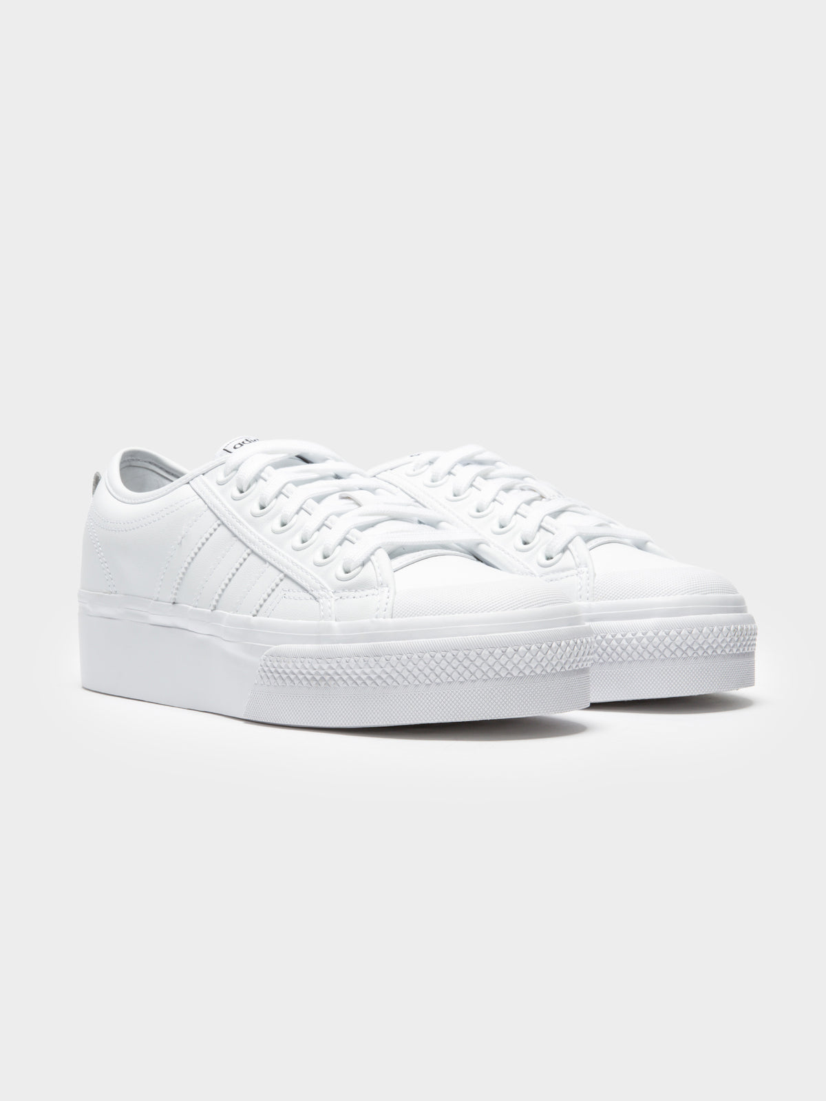 Womens Nizza Platform Sneakers in White