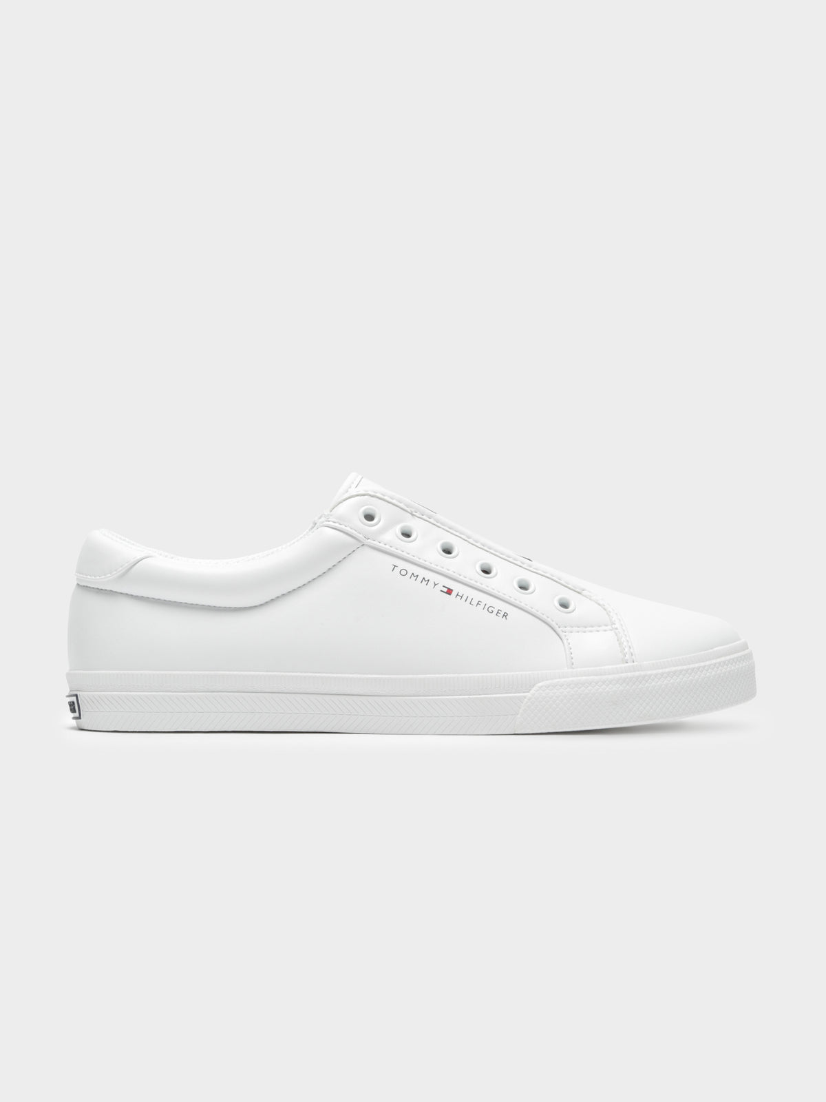 Slip on RWB Elastic Sneakers in White