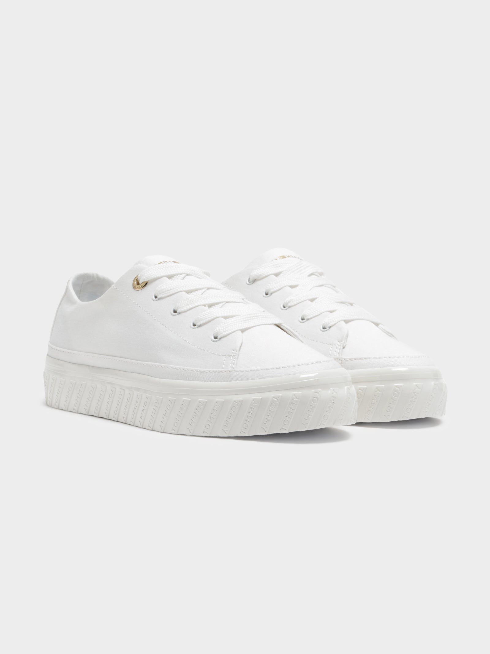 Womens Flatform Logo Sneakers