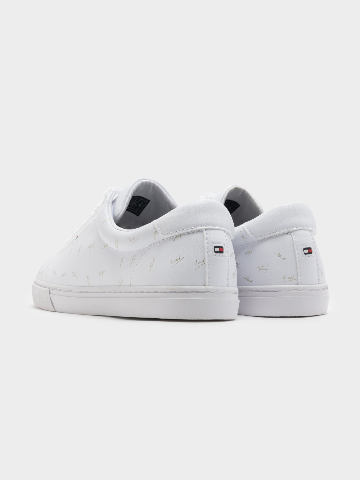 Womens TH Mini Signature Sneakers in White