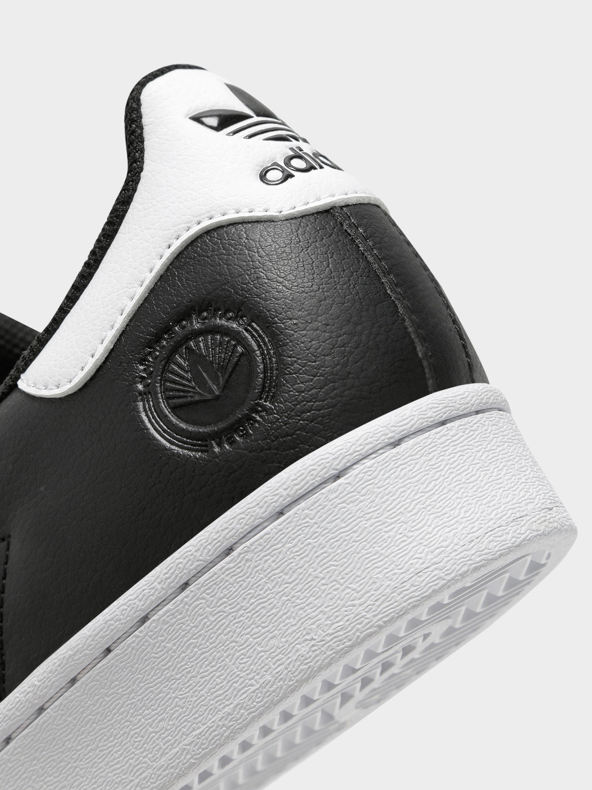 Unisex Vegan Superstar Sneakers in Black &amp; White