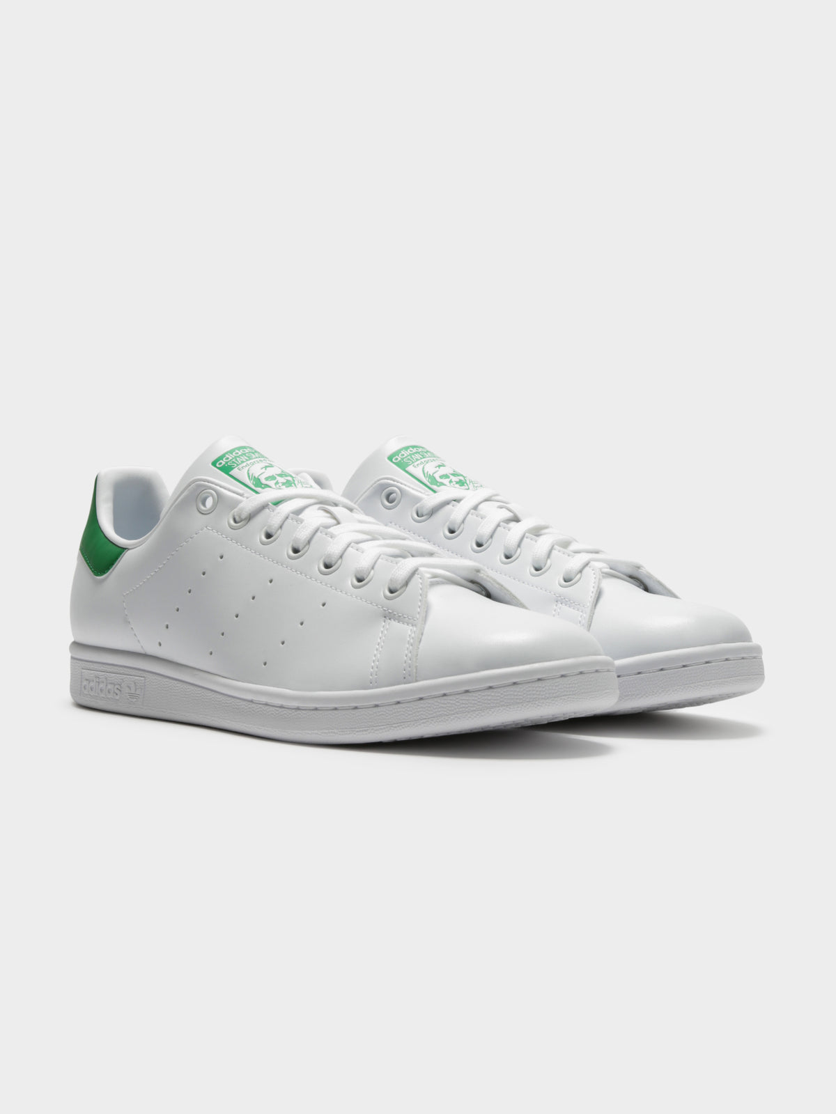 Unisex Primegreen Stan Smith Sneakers in White &amp; Green
