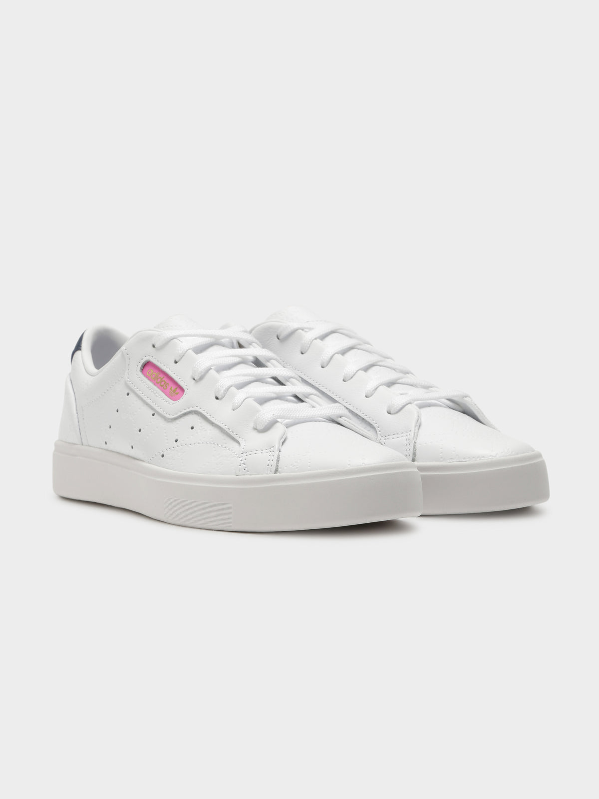 Womens Sleek Sneakers in White