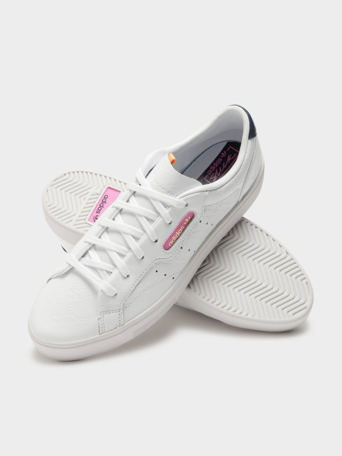 Womens Sleek Sneakers in White