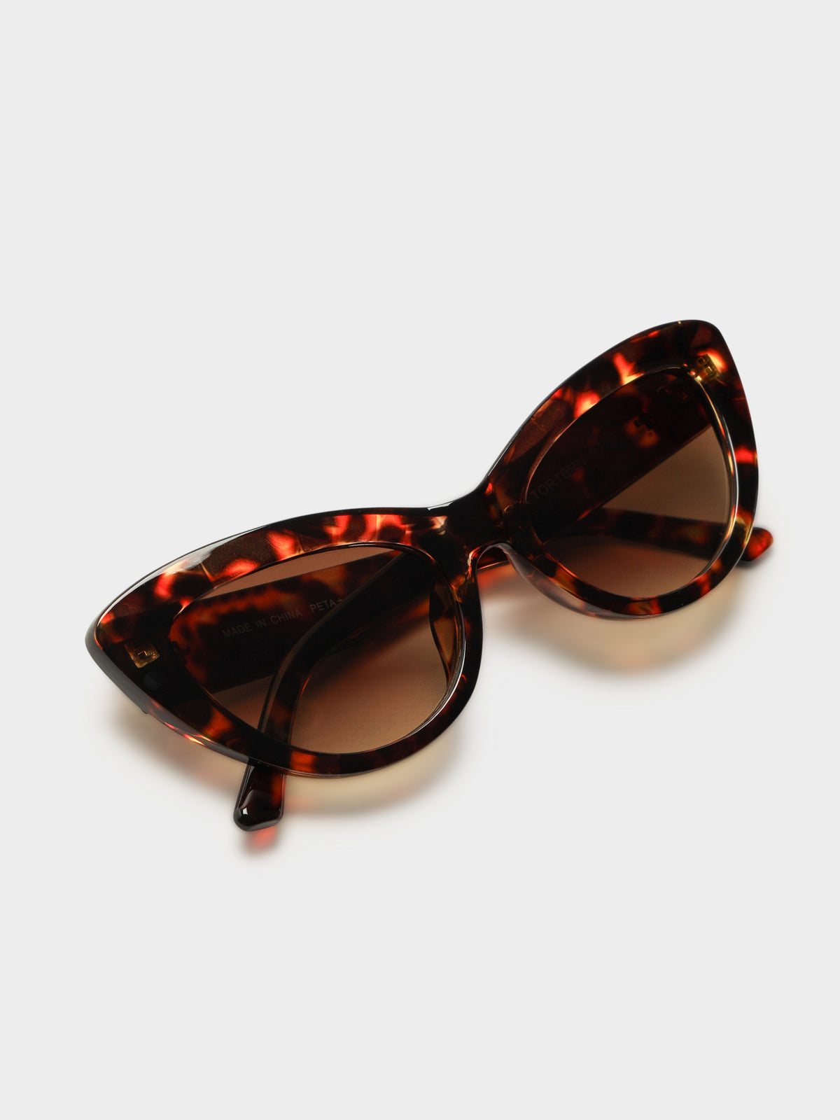 Georgina Cateye Sunglasses in Tortoiseshell