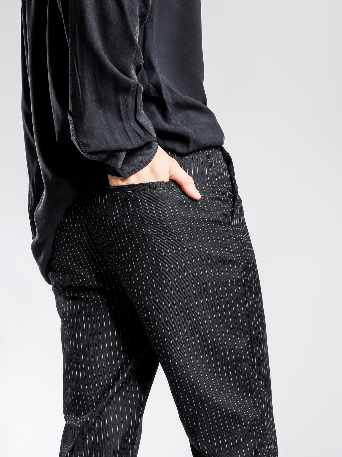 Vicious Pants in Black &amp; White Stripe
