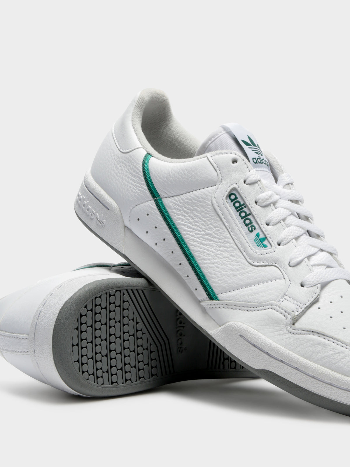Mens Continental 80 Sneakers in Cloud White &amp; Glory Green