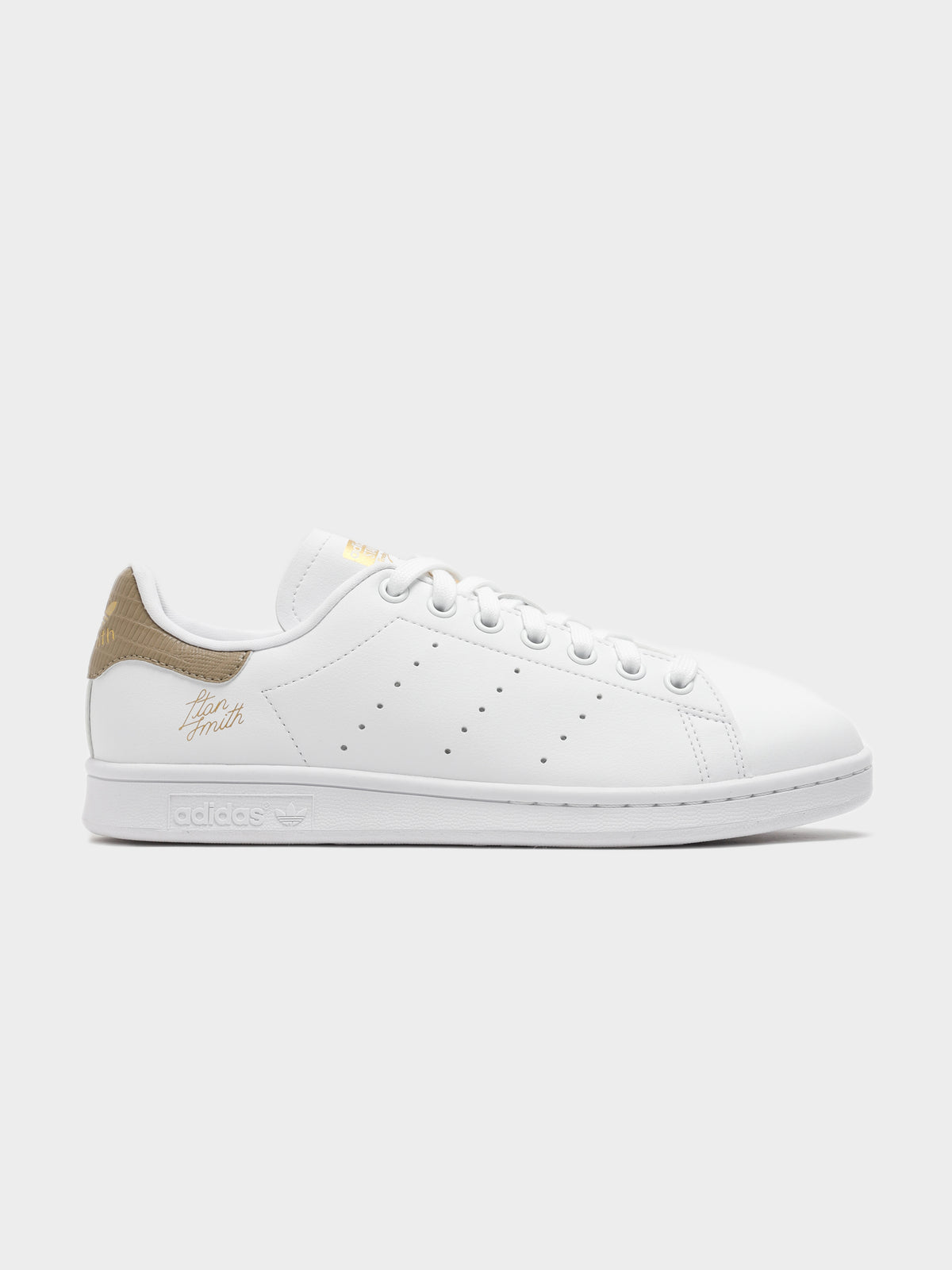 Womens Stan Smith in White &amp; Gold