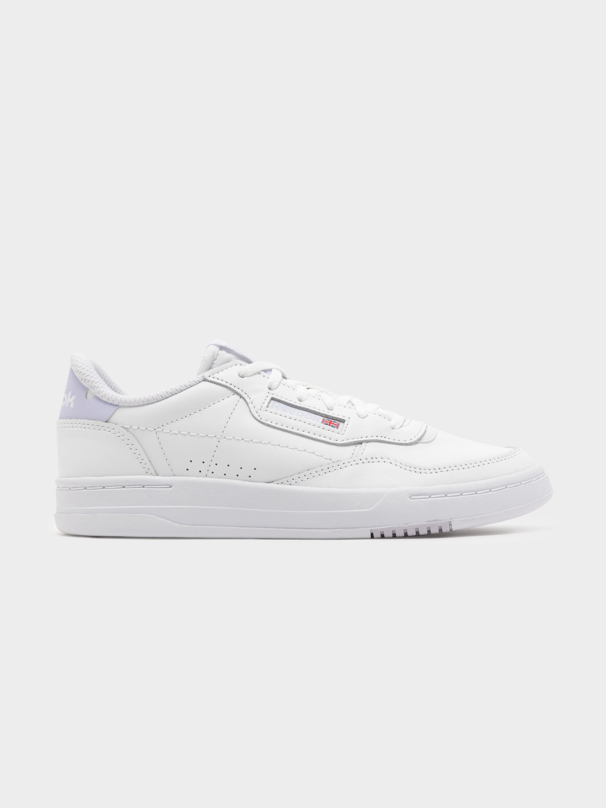 Womens Court Peak Sneakers in White &amp; Lilac