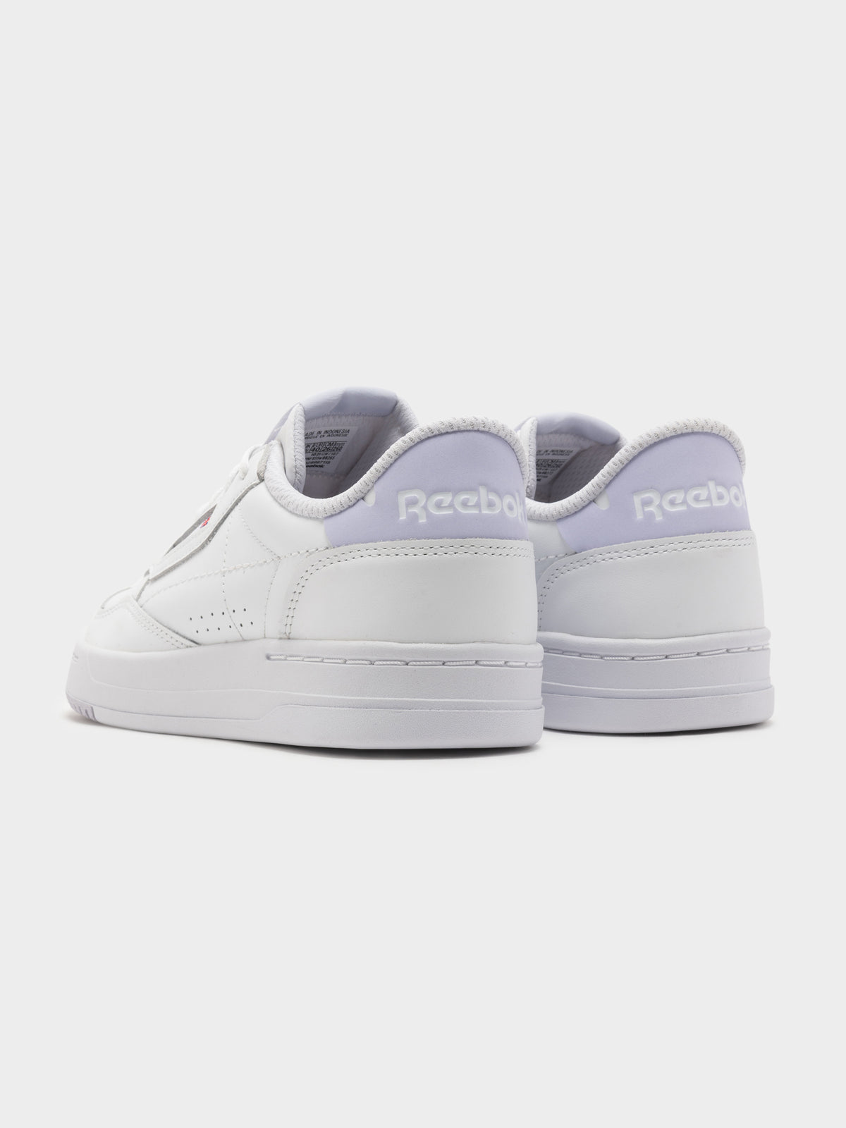 Womens Court Peak Sneakers in White &amp; Lilac