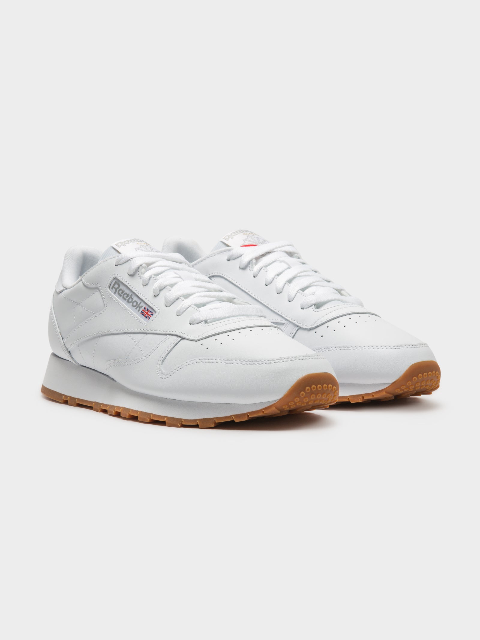Reebok Unisex Classic Leather Sneaker White/Gum Glue Store