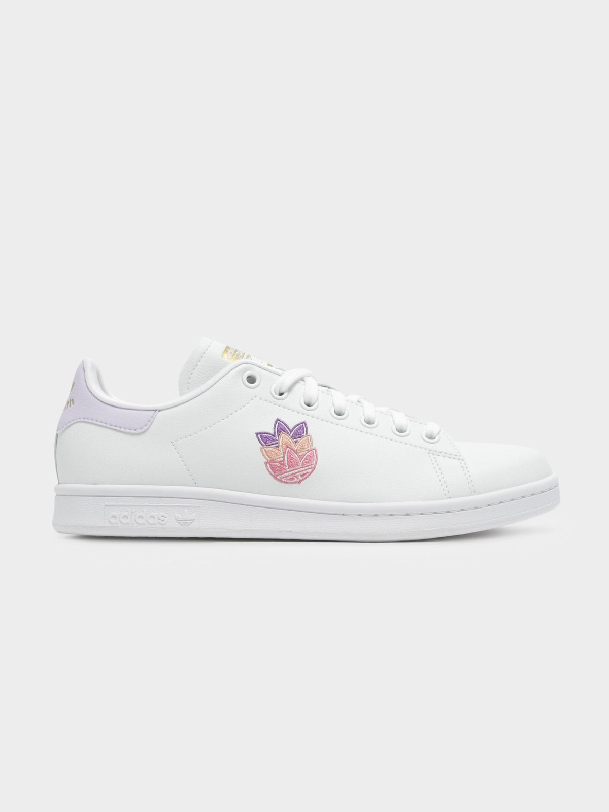 Adidas Womens Stan Smith Sneakers | White/Purple
