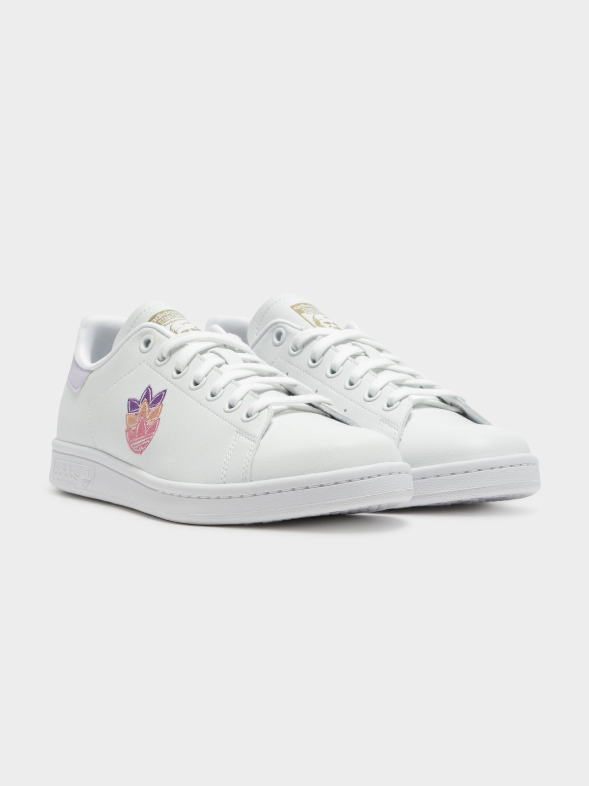 Adidas Womens Stan Smith Sneakers | White/Purple