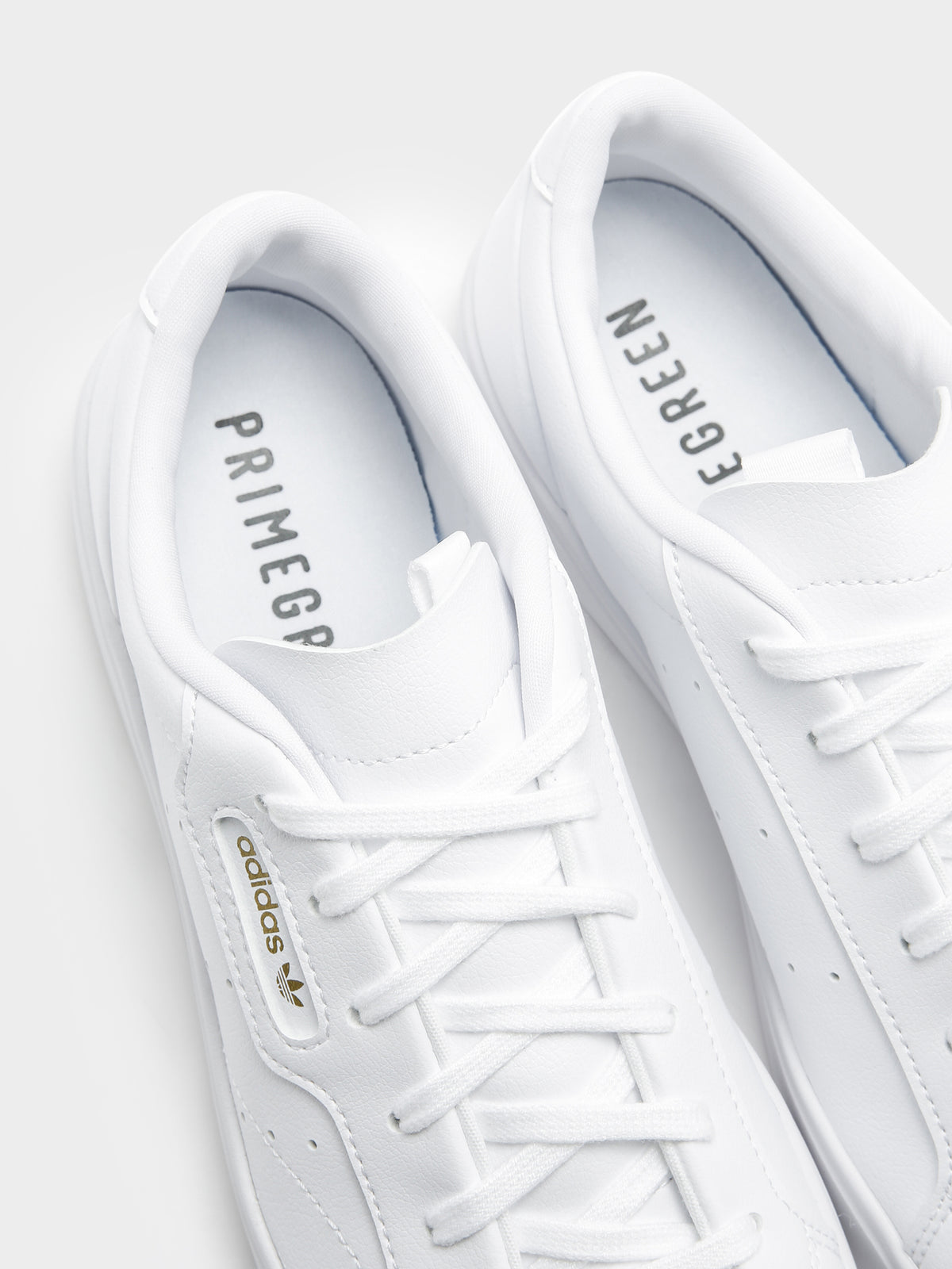 Womens Adidas Sleek Sneakers in Cloud White