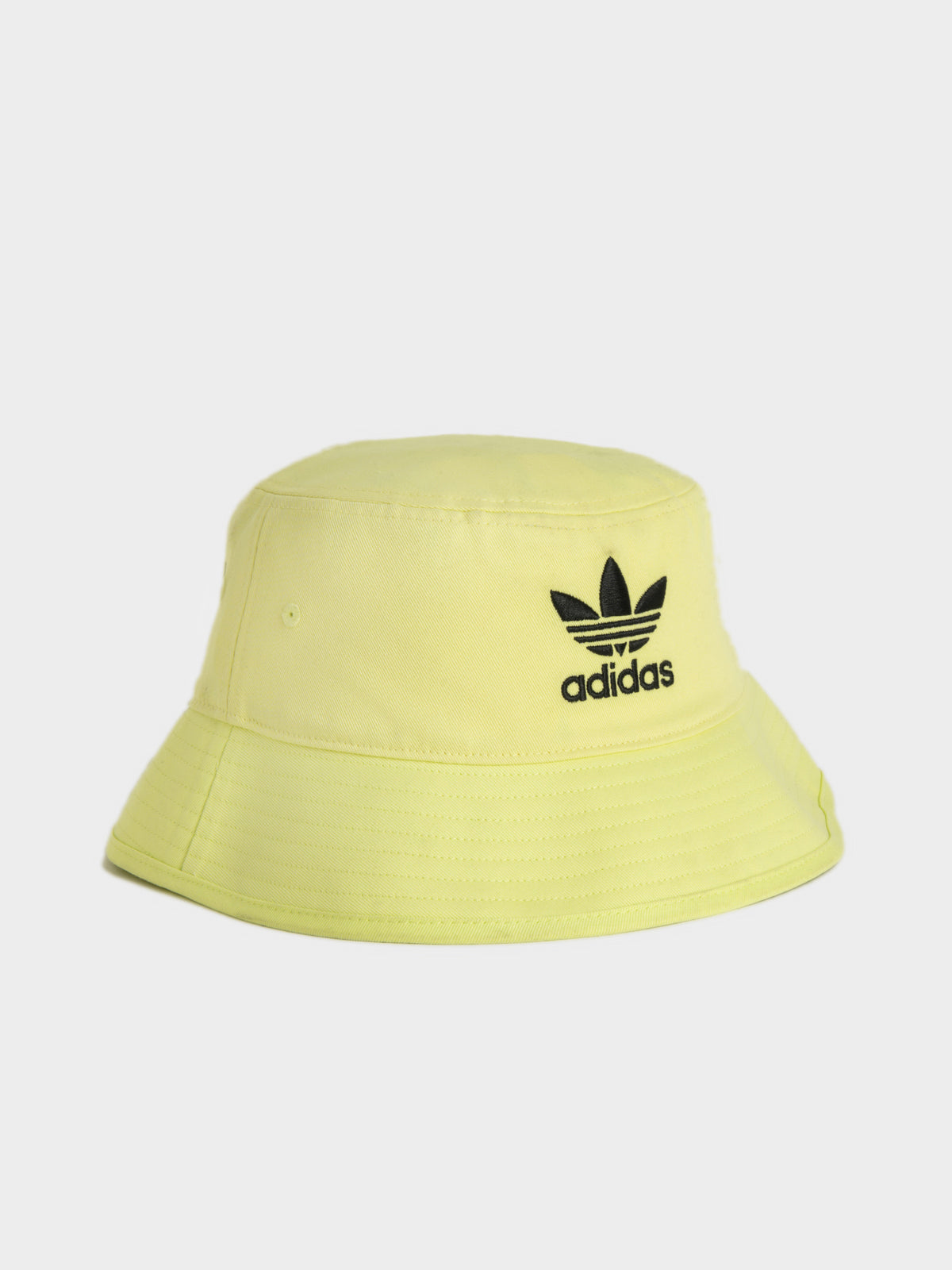 Adicolor Trefoil Bucket Hat in Pulse Yellow