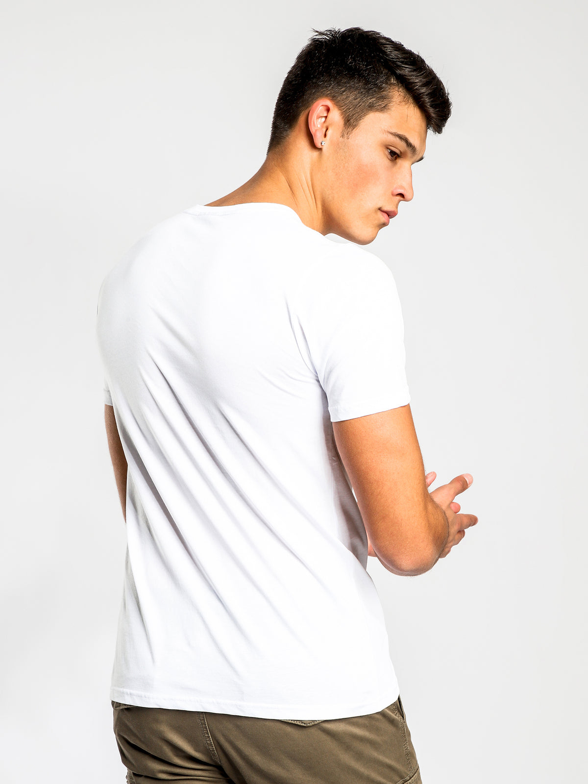 Cylde Short Sleeve T-Shirt in White