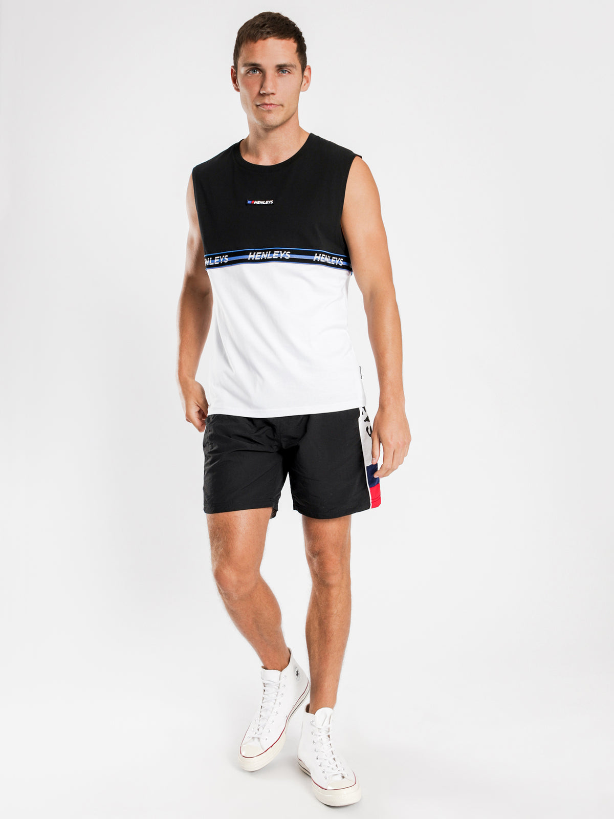 Sergio Muscle T-Shirt in Black