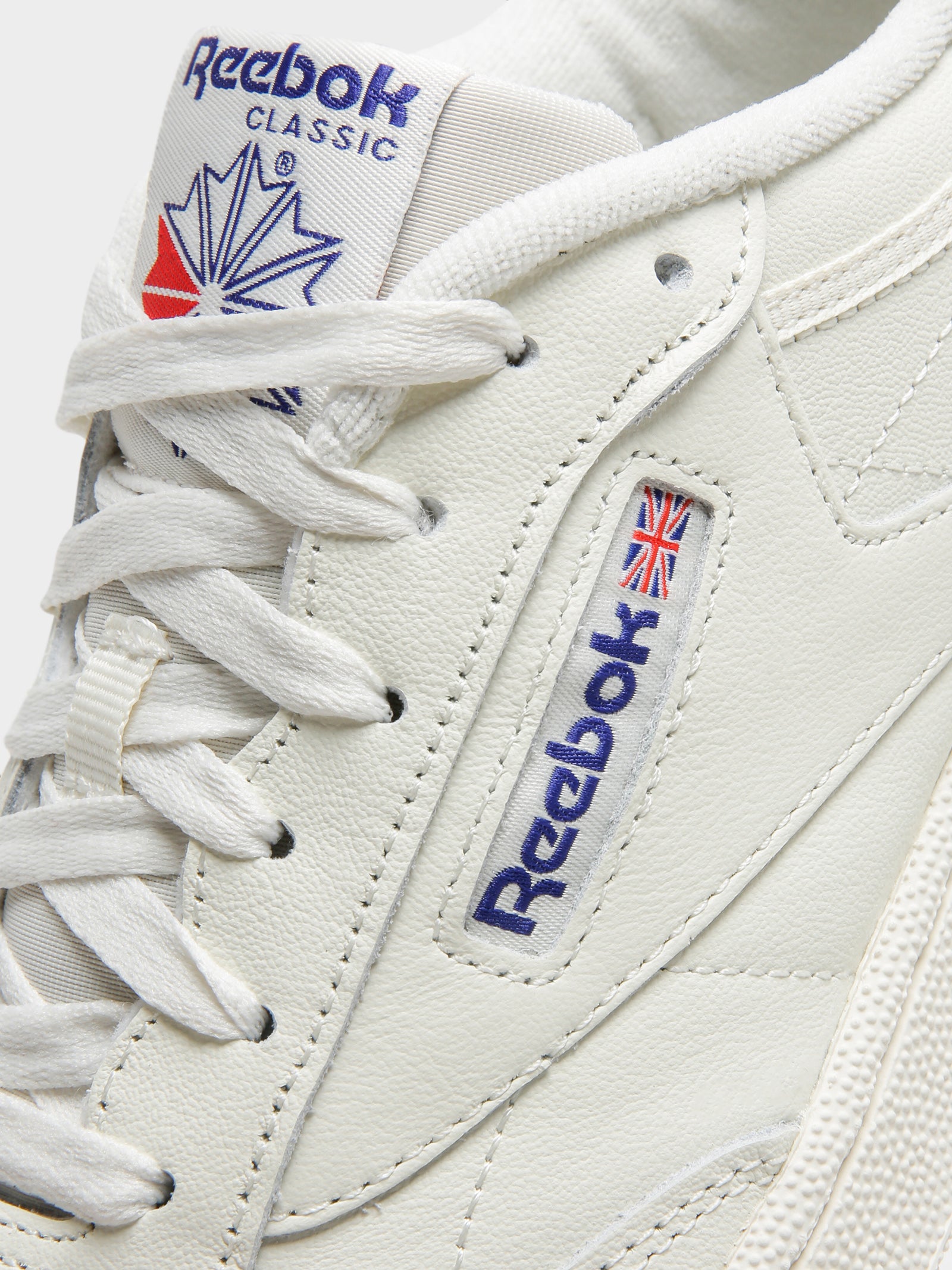 White Club C 85 Vintage Men Reebok Mens Club C 85 Sneakers Cream