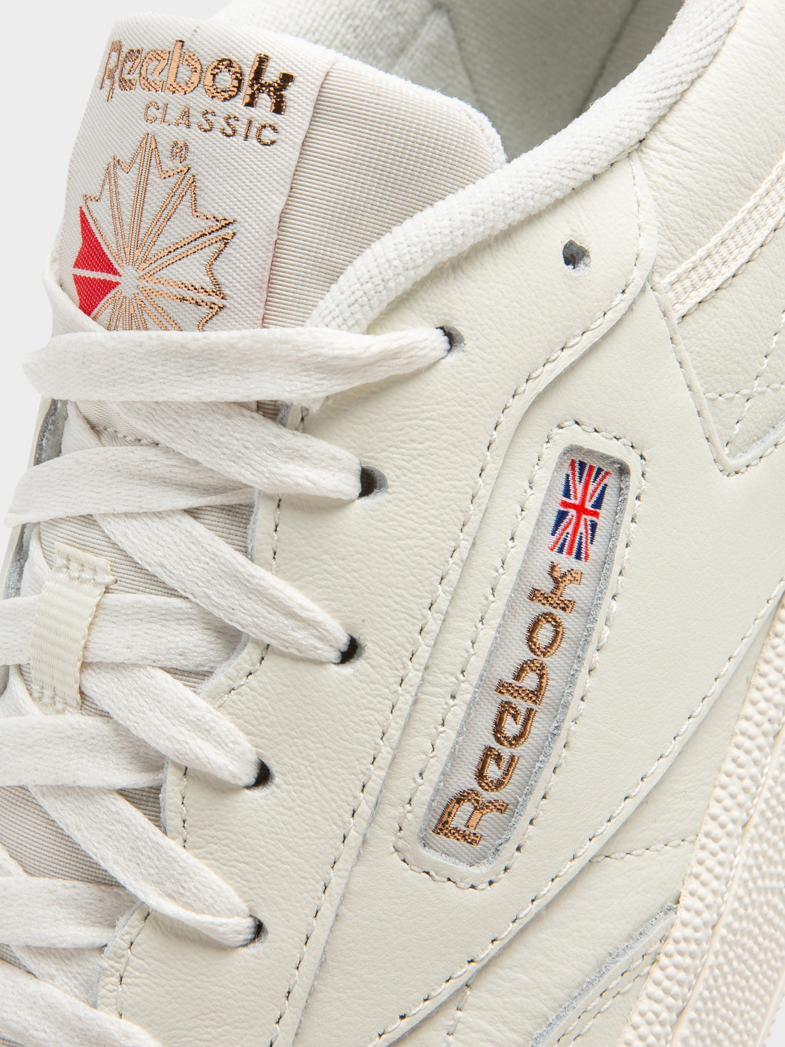 Reebok Womens Club C 85 Sneakers Cream/Rose Glue Store