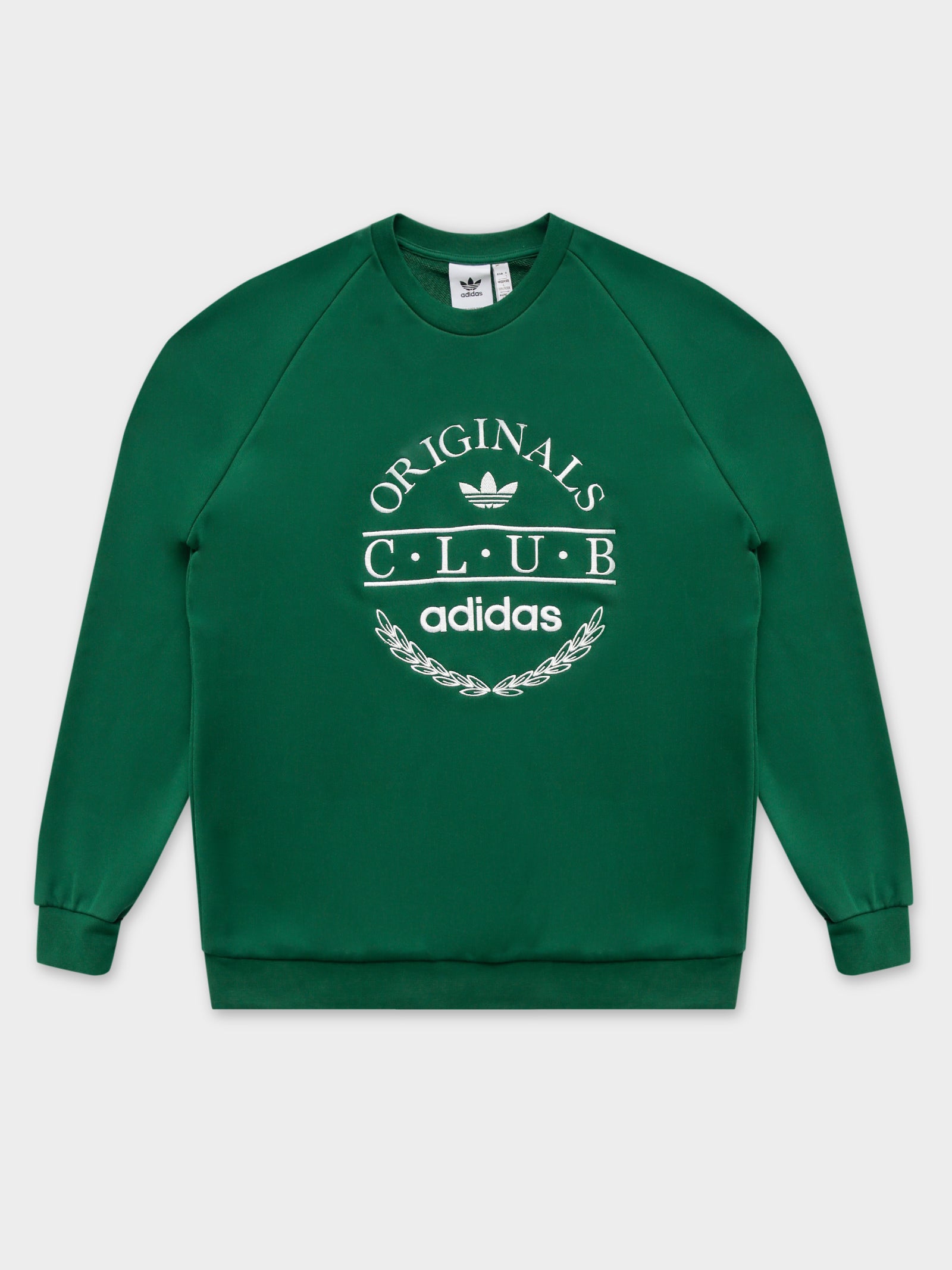 adidas green sweater mens