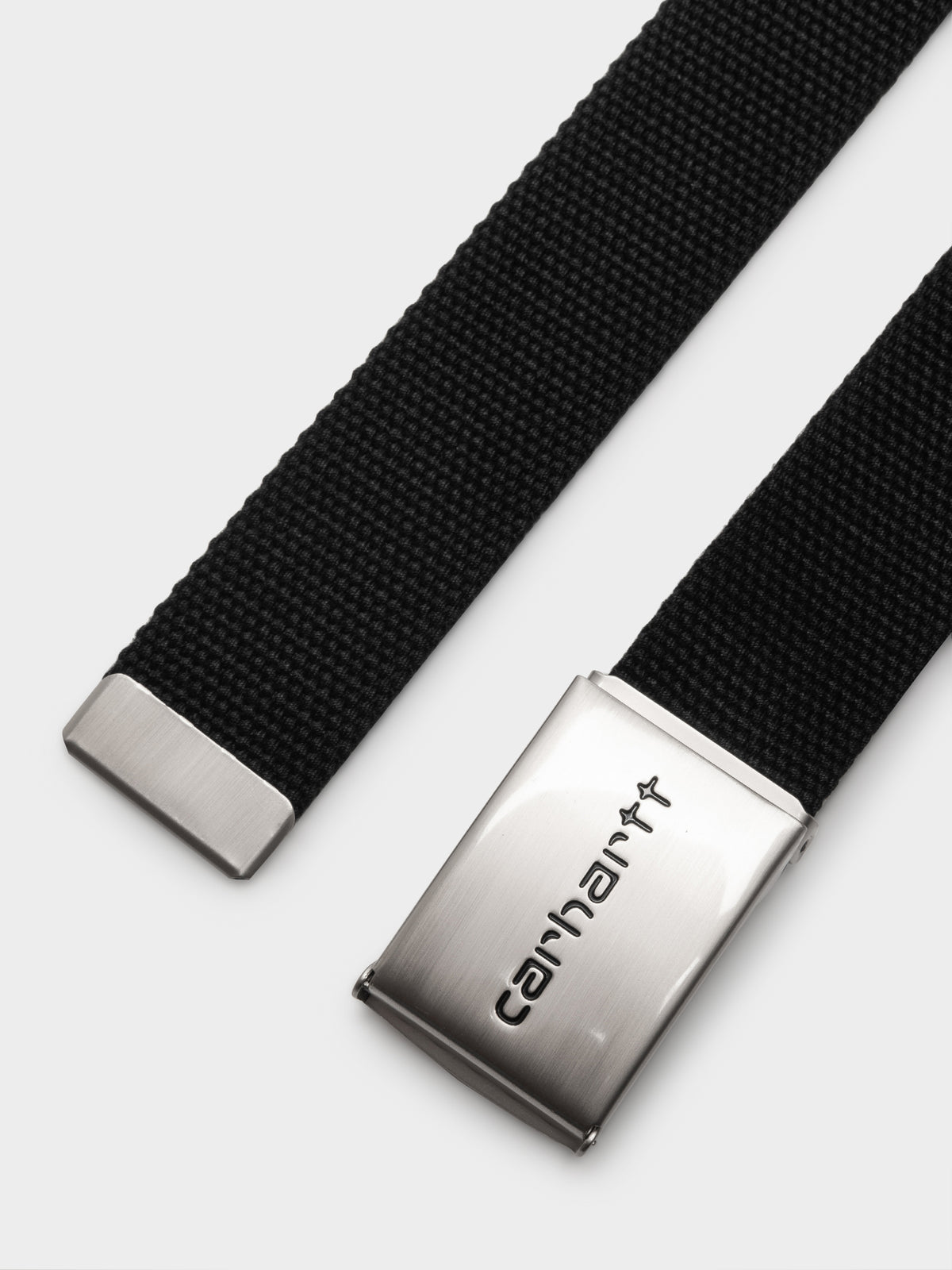 Clip Belt Chrome in Black