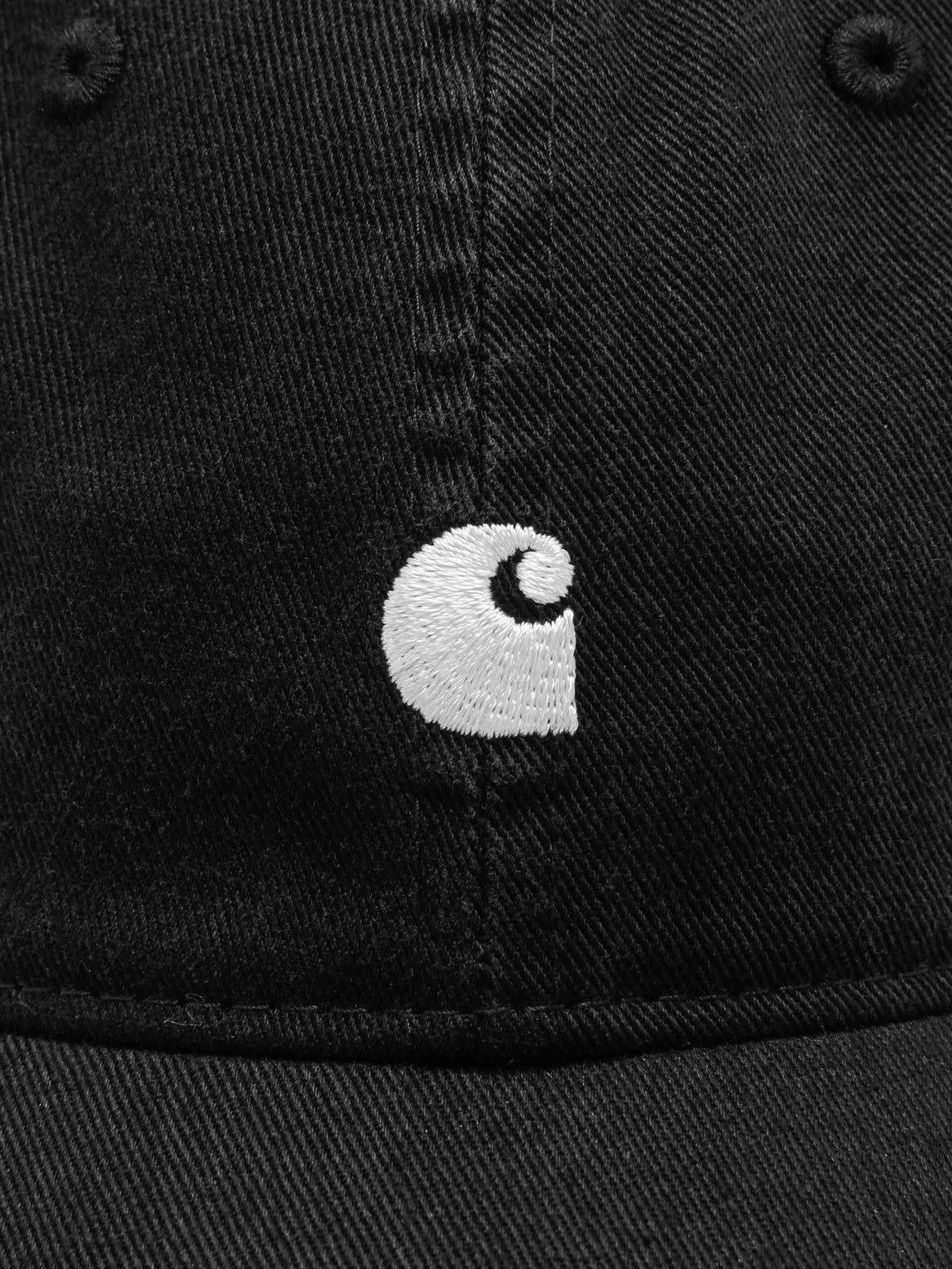 Madison Logo Cap in Black &amp; White