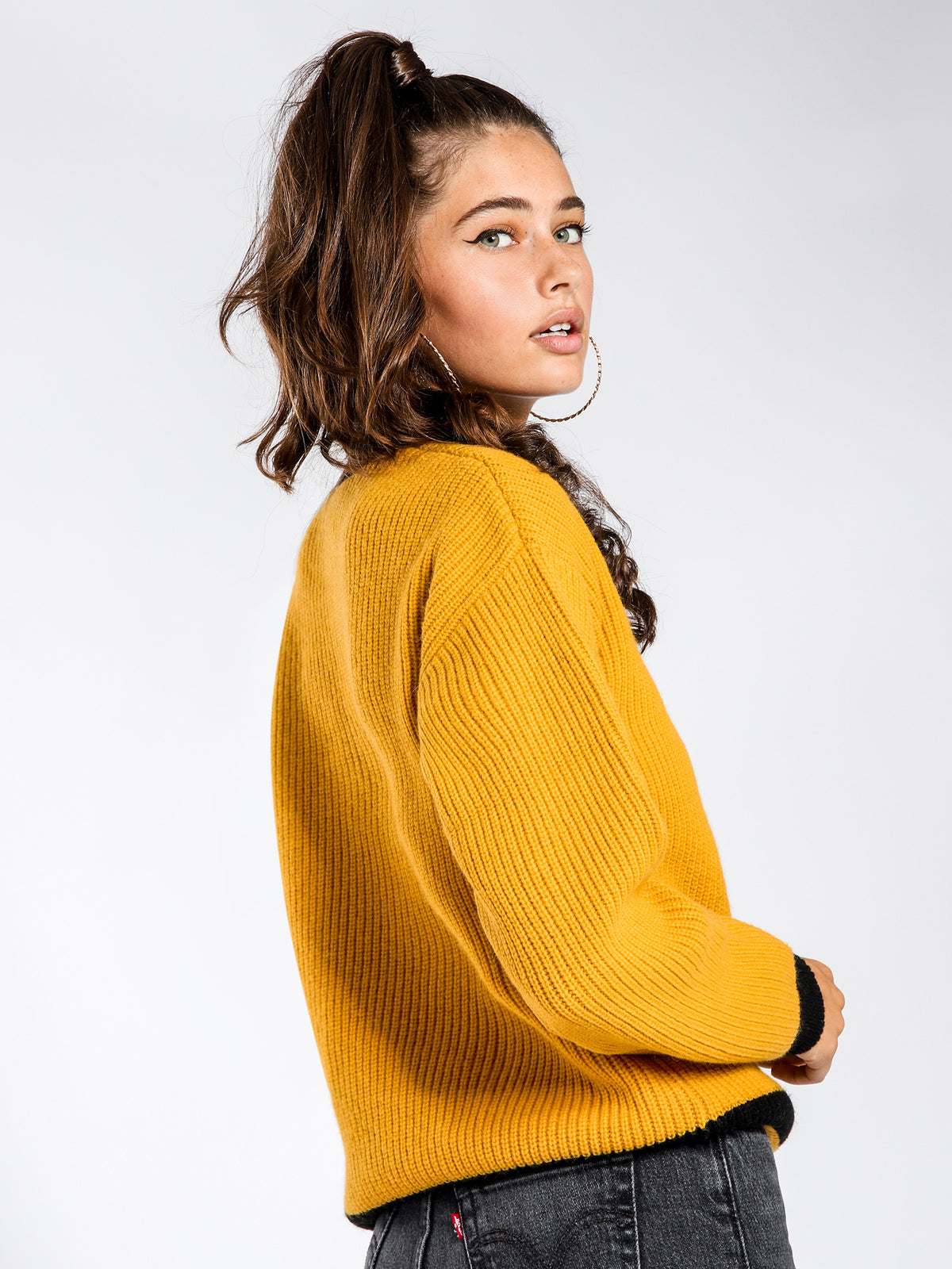 Pembroke Sweater in Gold &amp; Black