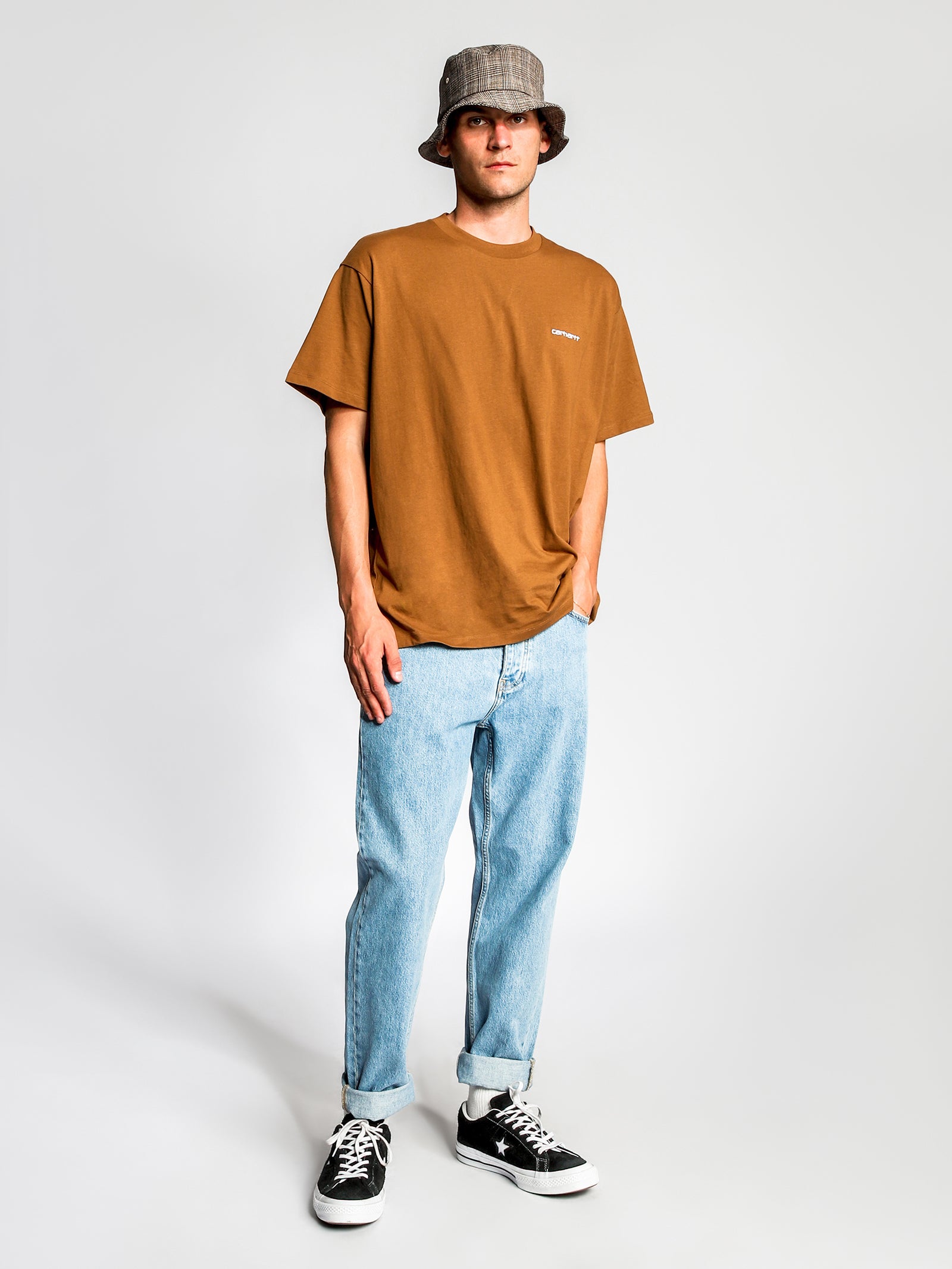 Embroidery Script Short Sleeve T-Shirt