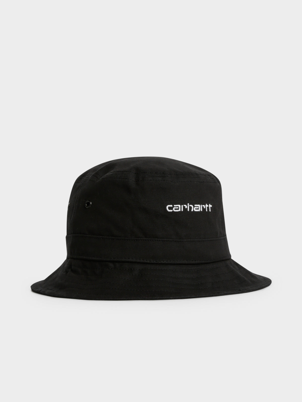 Script Bucket Hat in Black &amp; White