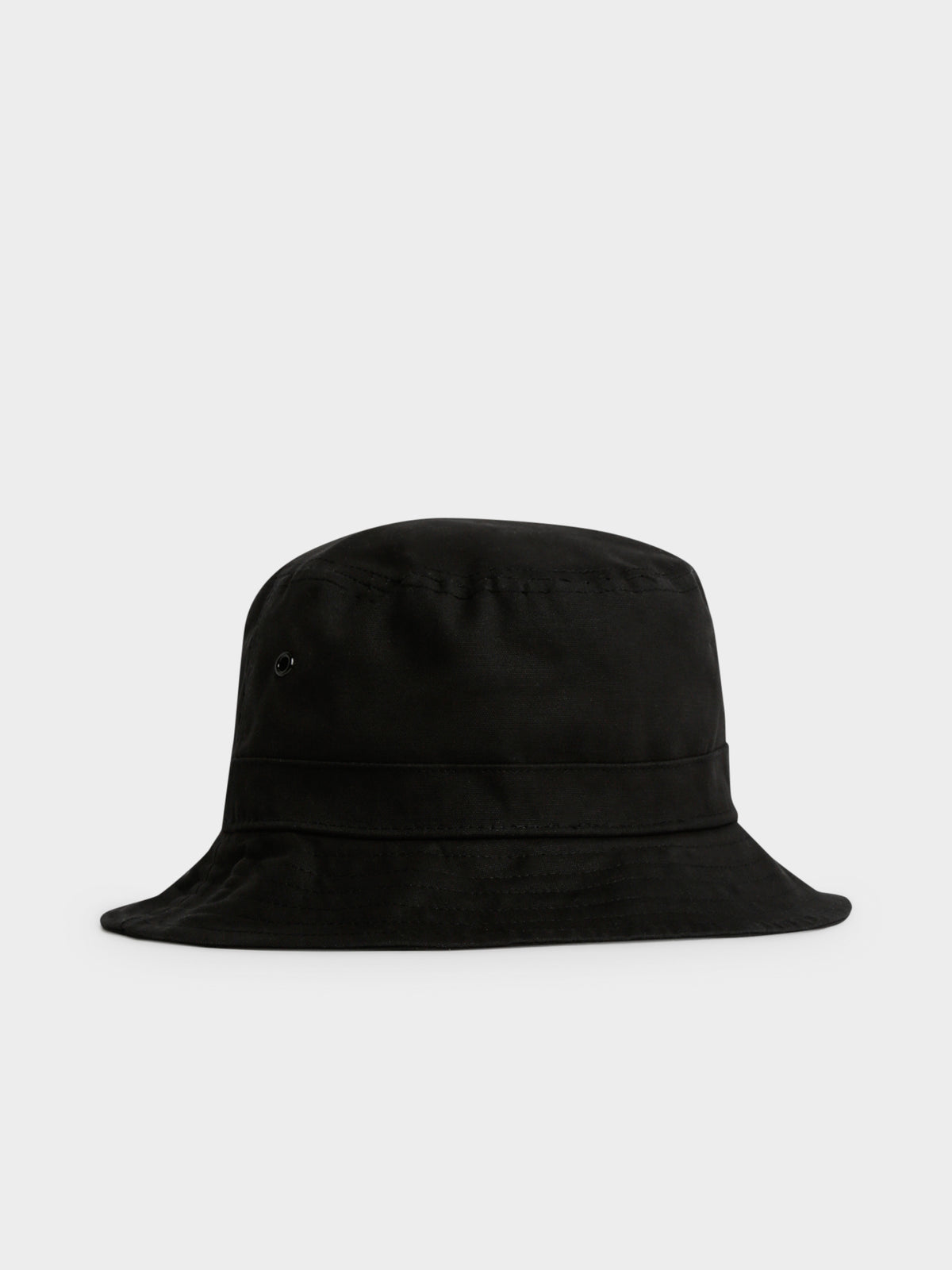 Script Bucket Hat in Black &amp; White