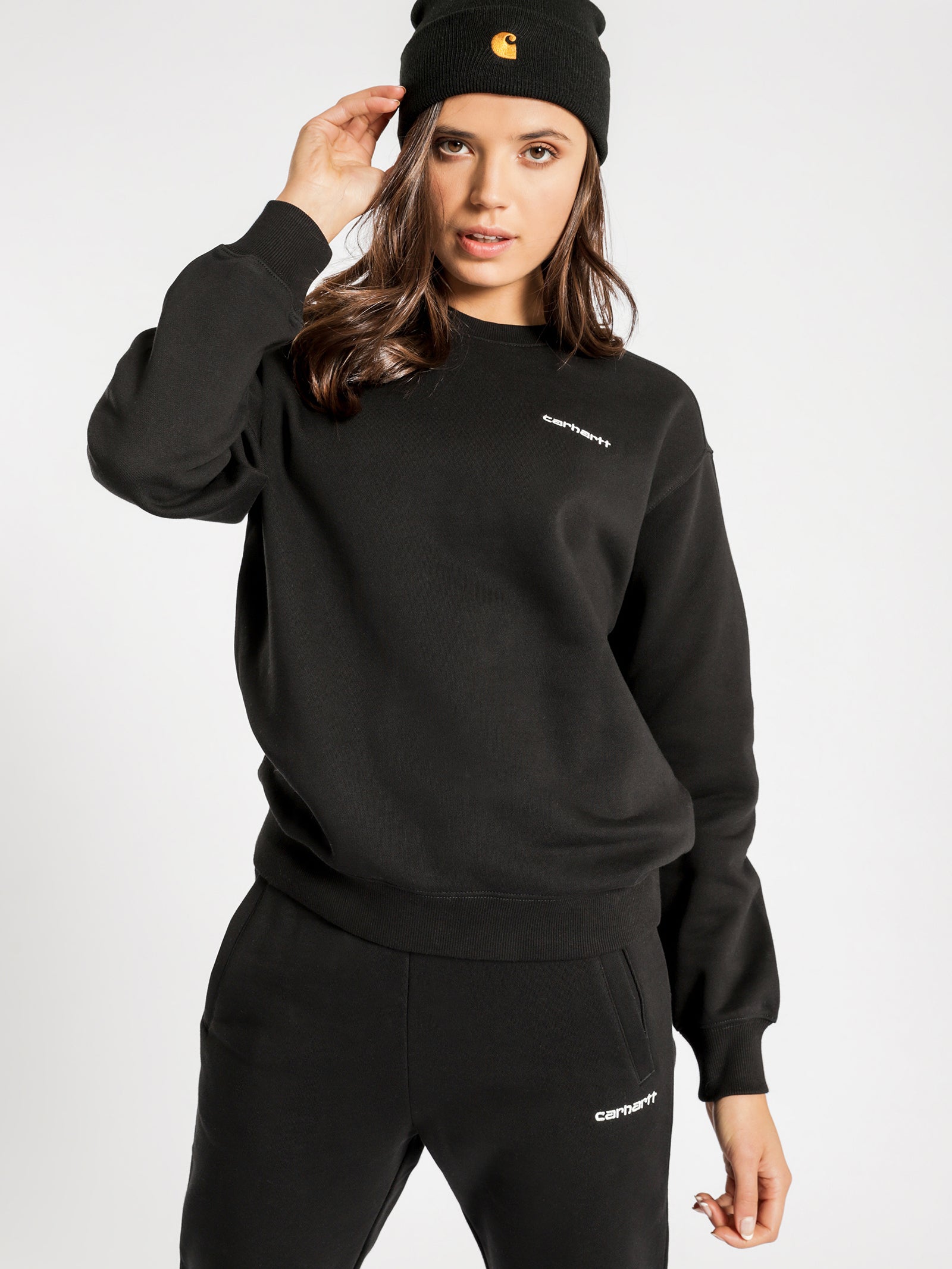 Script Embroidery Sweatshirt