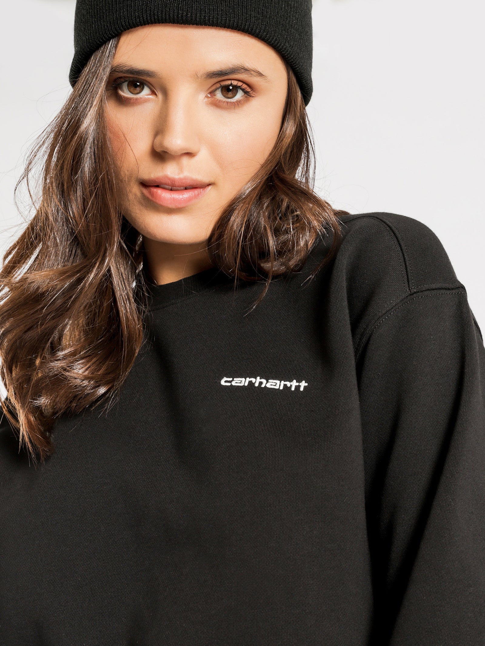 Script Embroidery Sweatshirt