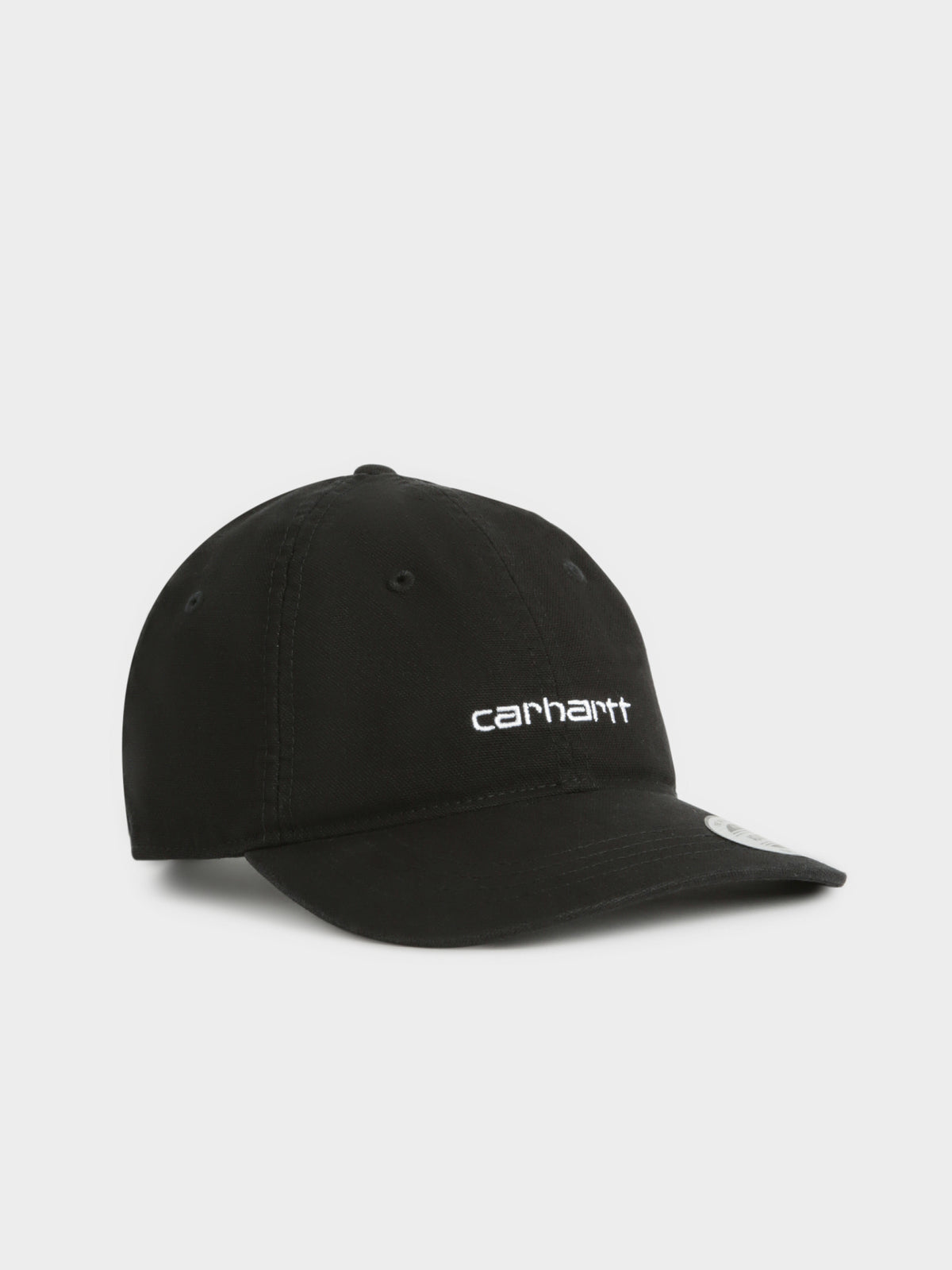 Canvas Coach Cap in Black