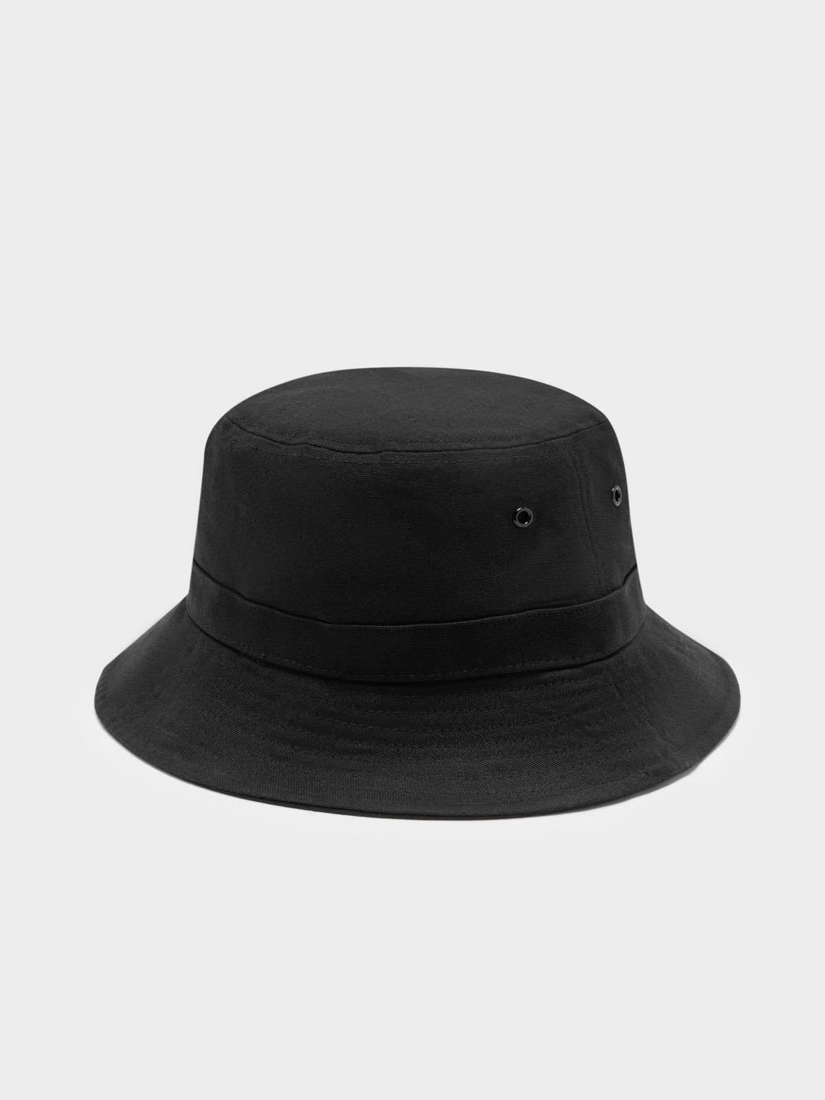 Script Bucket Hat in Black